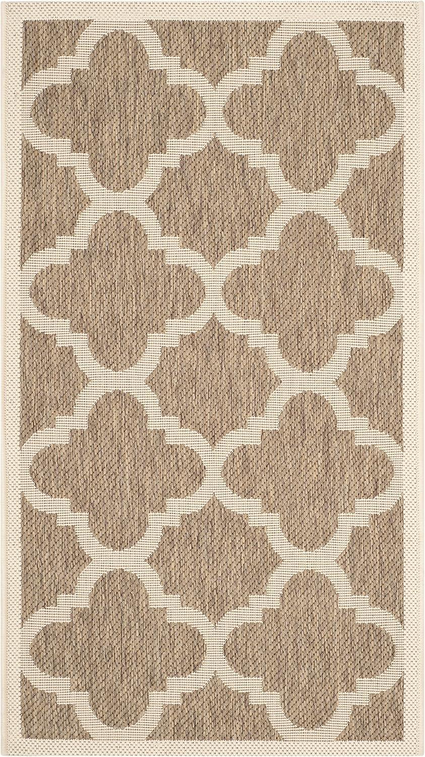 Herefordshire Geometric Brown Area Rug