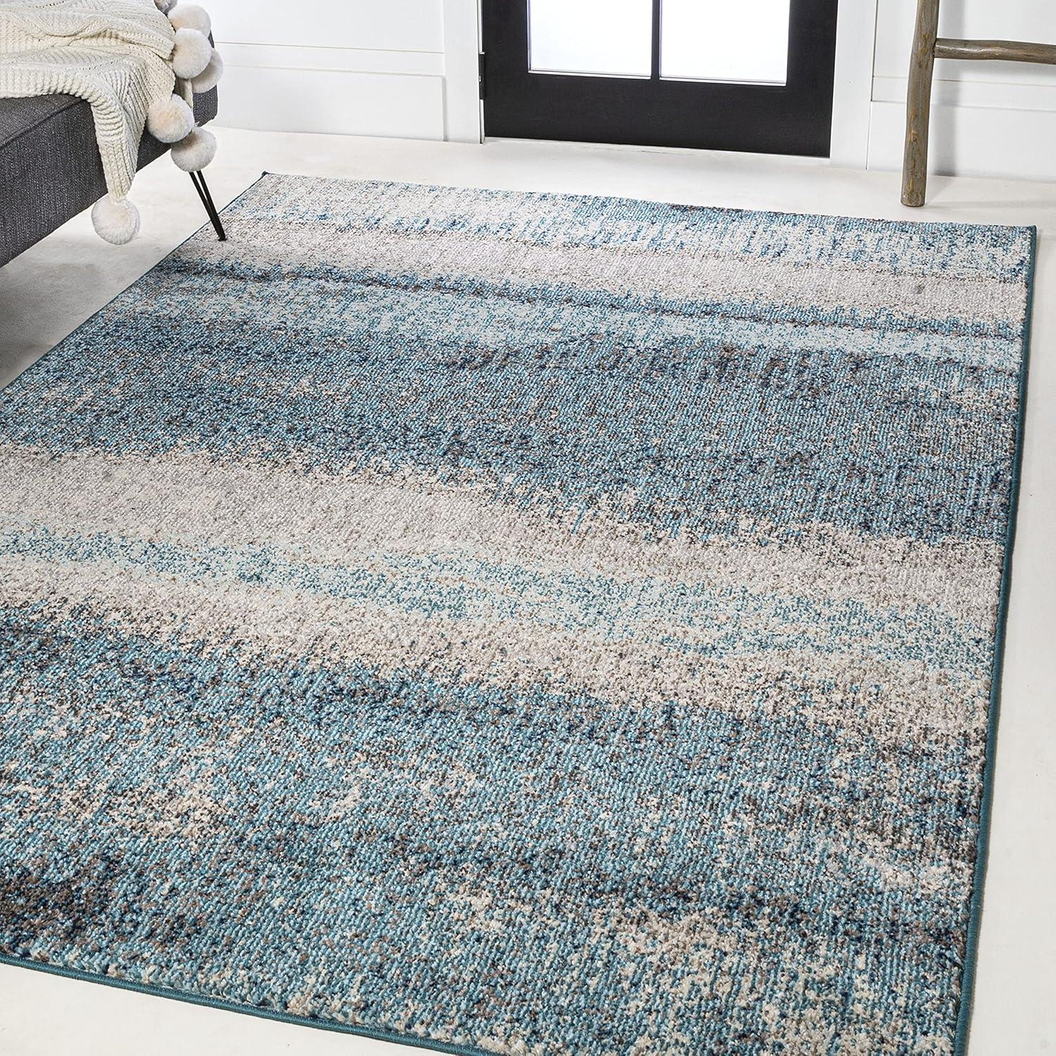 Contemporary POP Modern Abstract Vintage Area Rug - JONATHAN Y