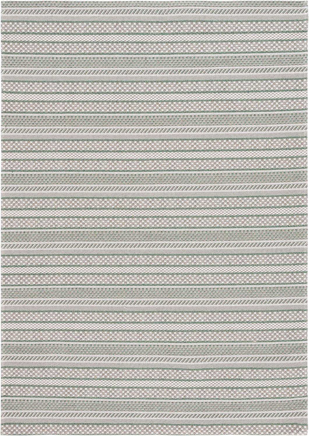 Martha Stewart Rugs Martha Stewart 412 100% Cotton Striped Rug