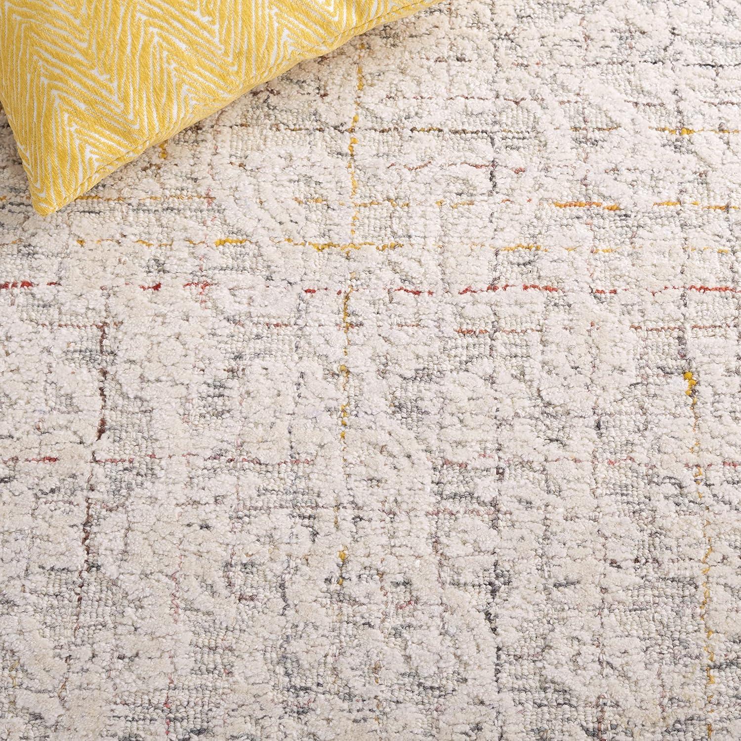 Metro MET879 Hand Tufted Indoor Accent Rug - Grey/Ivory - 3'x5' - Safavieh