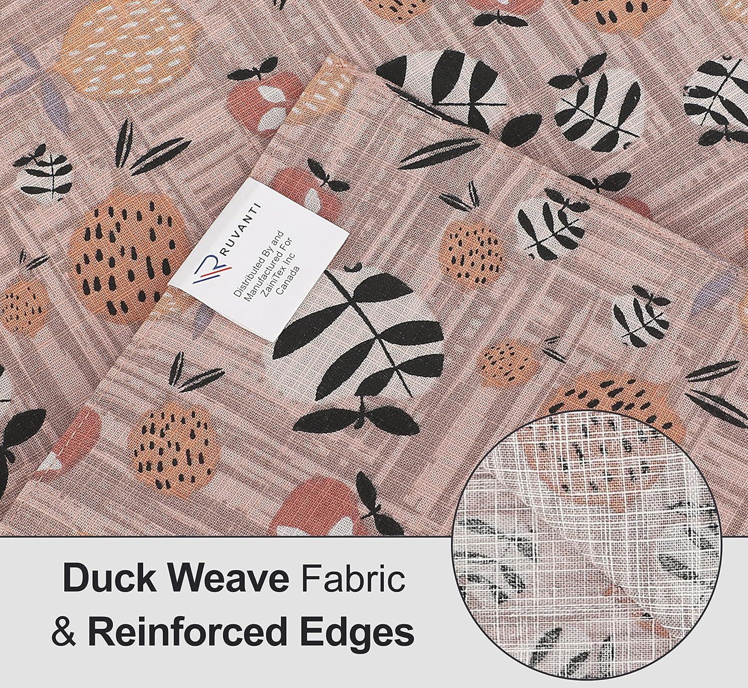 Ruvanti Dining Table Rectangle Placemats 100% Cotton Multi Pattern 13x19 Inches (Set of 6)