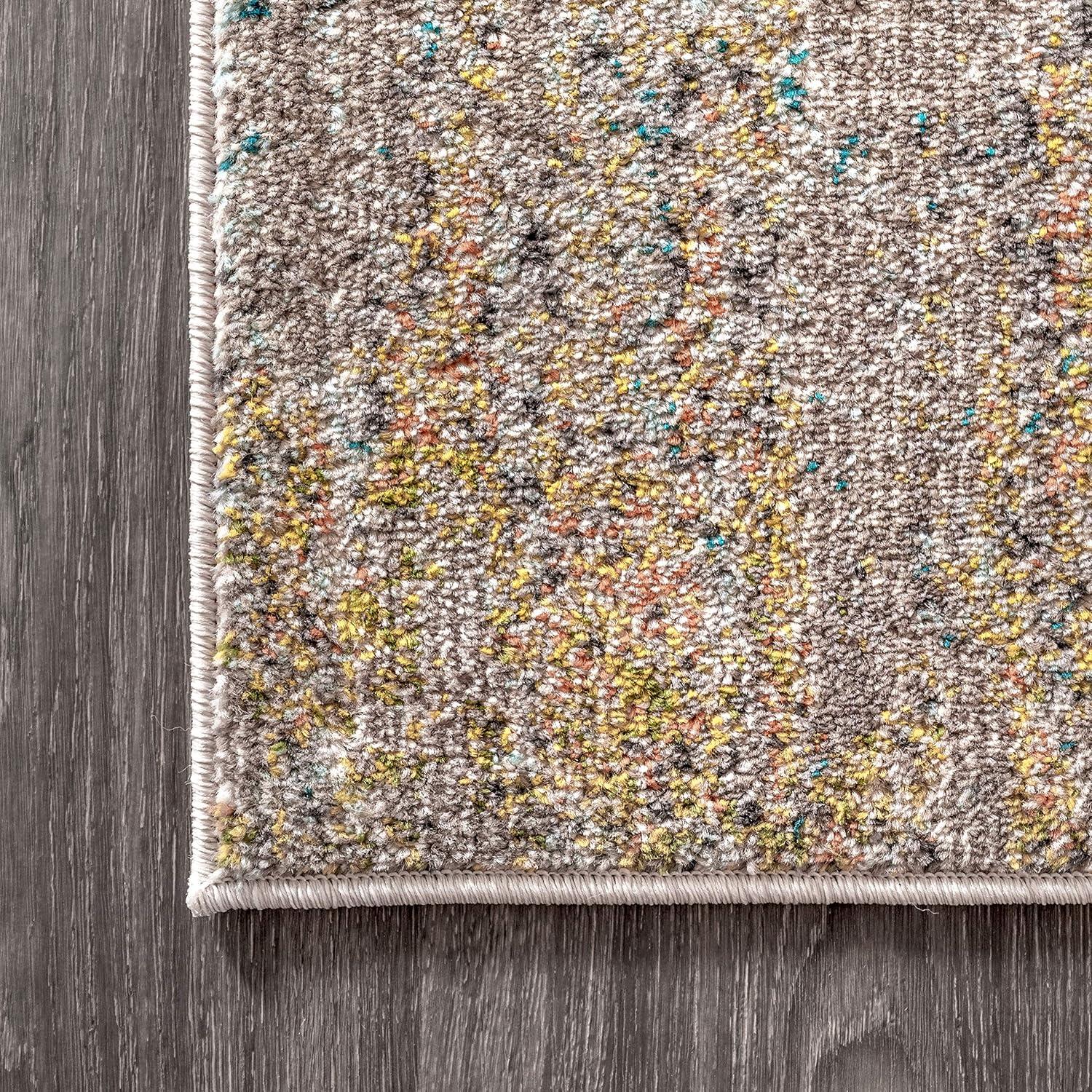 Contemporary POP Modern Abstract Vintage Waterfall Area Rug - JONATHAN Y