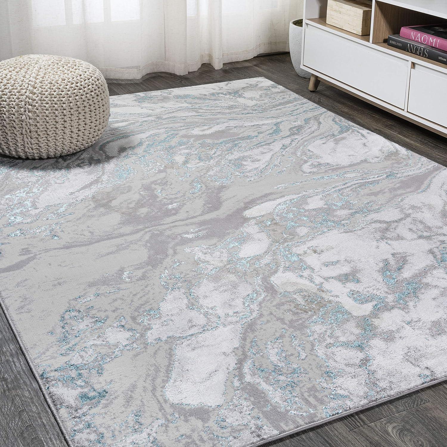 JONATHAN Y Swirl Marbled Abstract Casual Indoor Area Rug