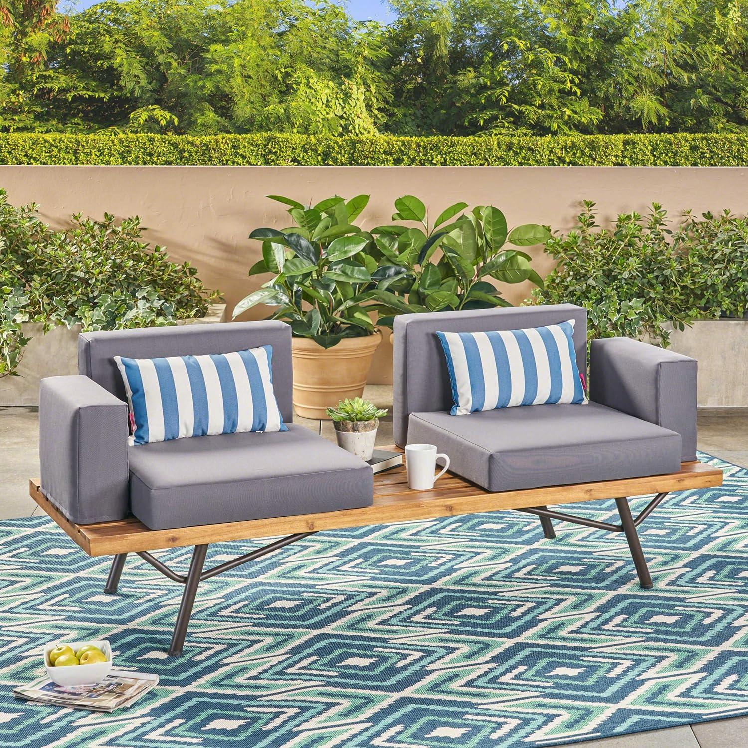 17 Stories Ozana Patio Sofa with Cushions