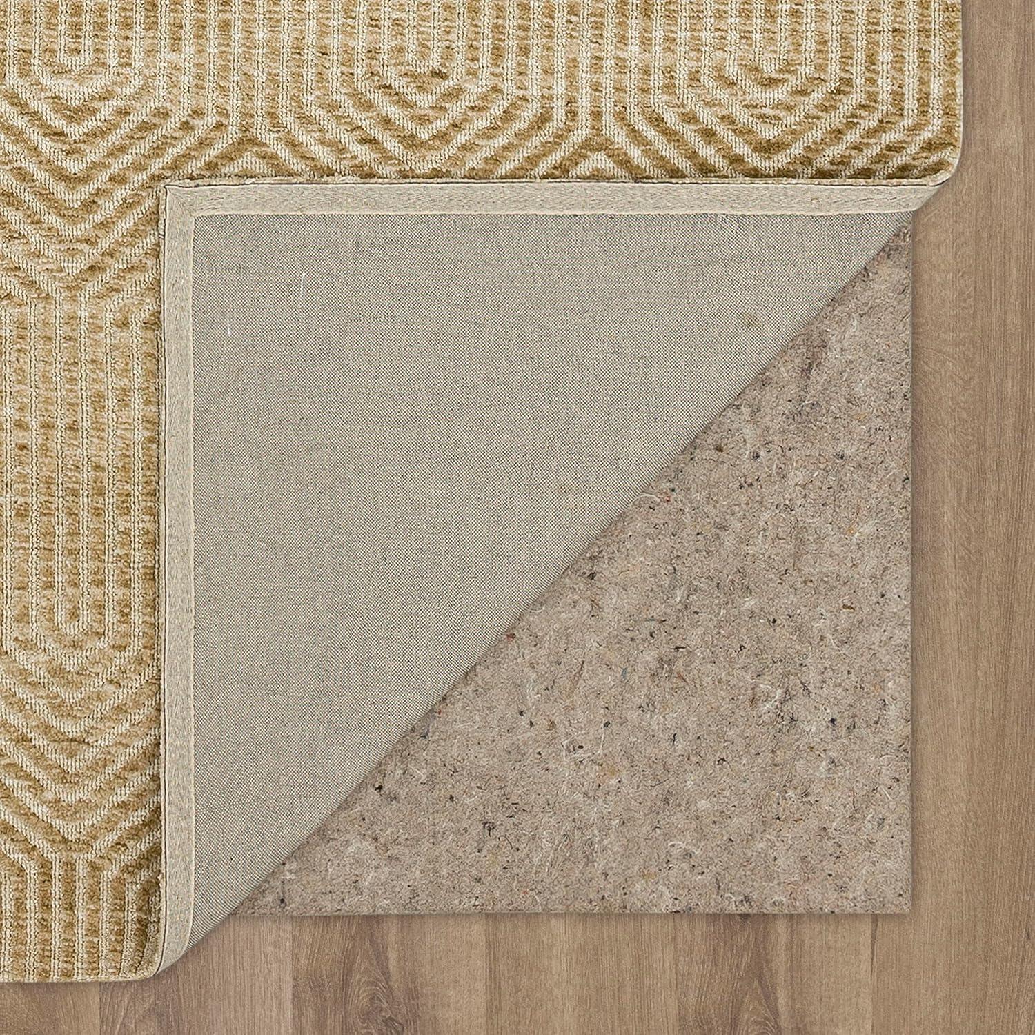 Scott Living by Drew & Jonathan Lost City Modern Geometric Stripe Khaki 8' x 10' Area Rug Perfect for Living Room, Dining Room, Office