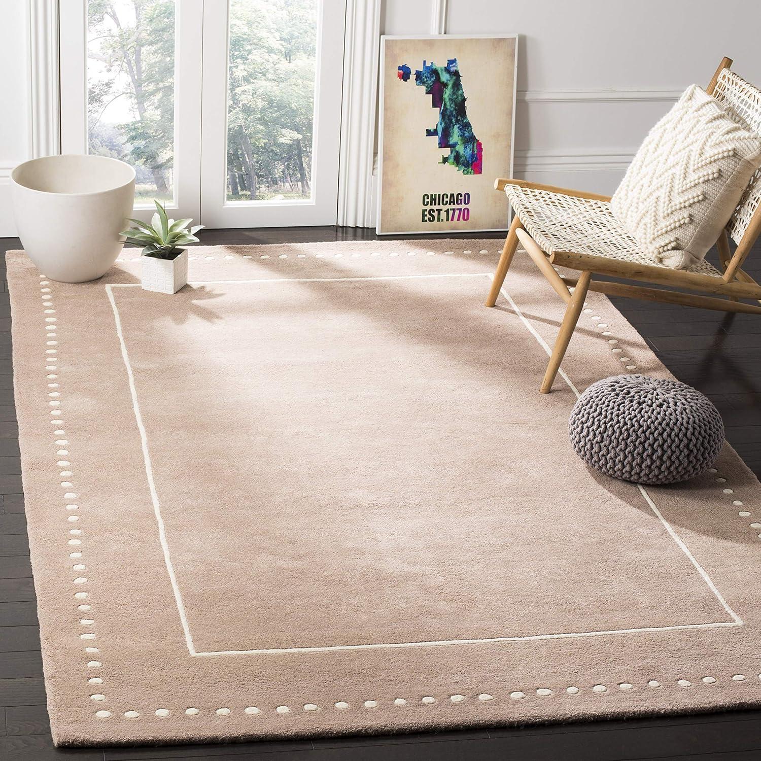 Bella BEL151 Hand Tufted Area Rug - Beige/Ivory - 4'x6' - Safavieh.