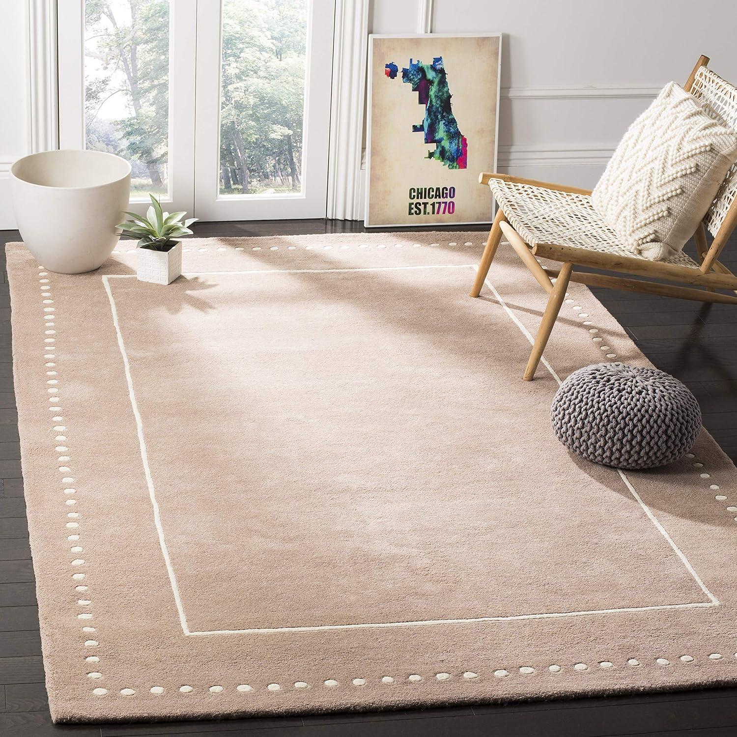 Bella BEL151 Hand Tufted Area Rug - Beige/Ivory - 3'x5' - Safavieh..