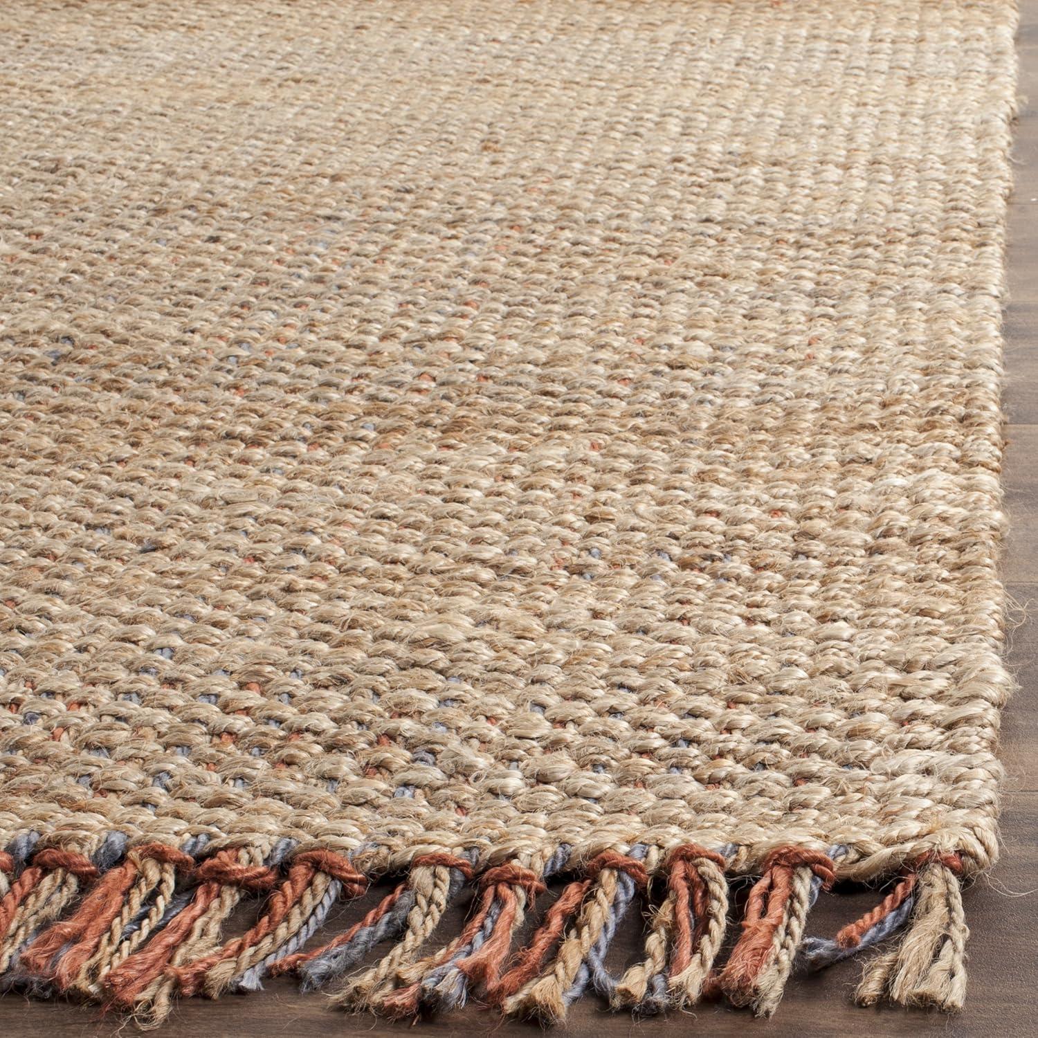 Natural Fiber NF455 Hand Woven Indoor Accent Rug - Natural/Multi - 3'x5' - Safavieh.
