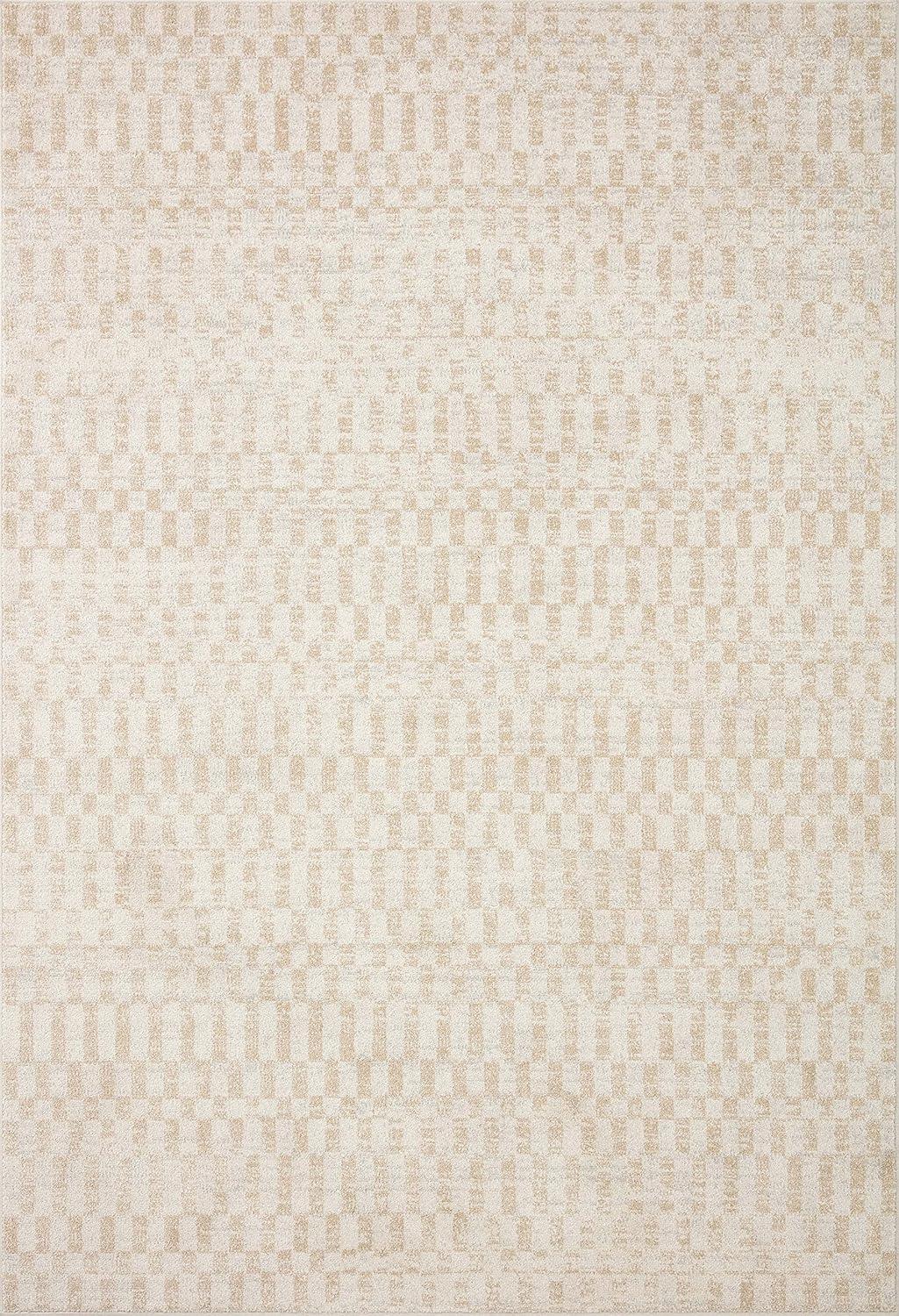 Loloi II Kamala Ivory / Natural 4'-0" x 6'-0" Accent Rug