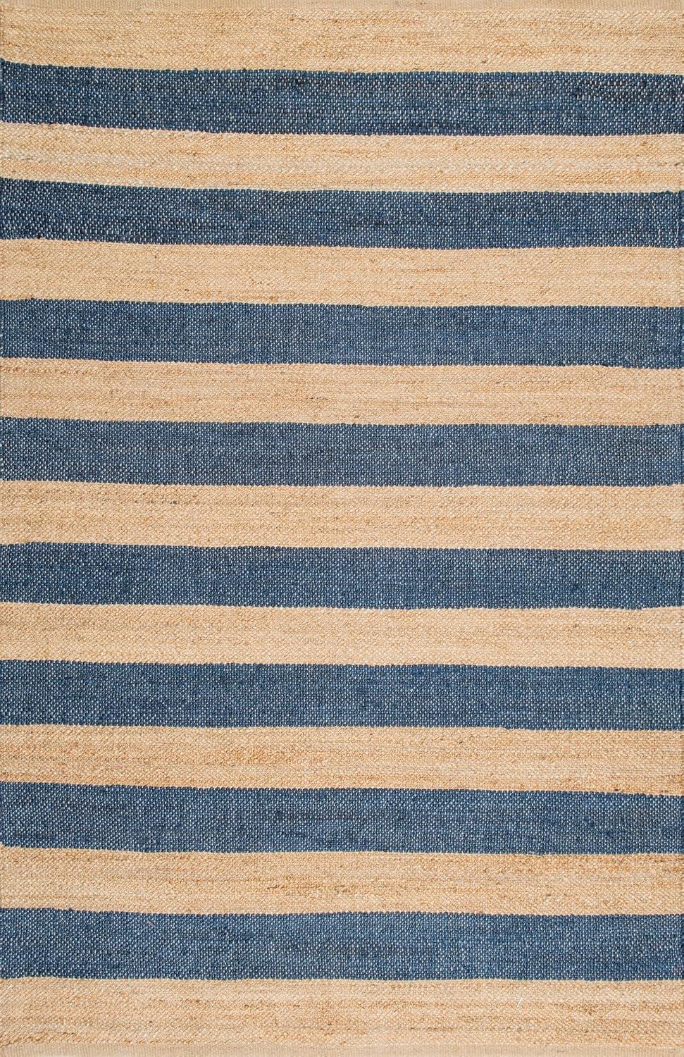 nuLOOM Flatweave Alisia Stripes Jute Area Rug