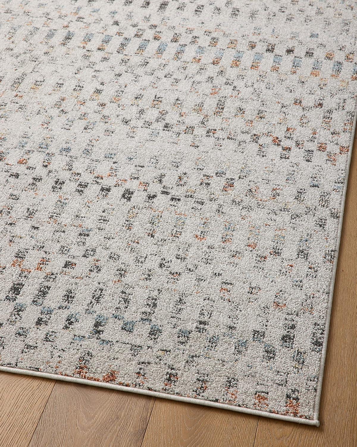 Loloi II Kamala Grey / Multi 5'-3" x 7'-9" Area Rug