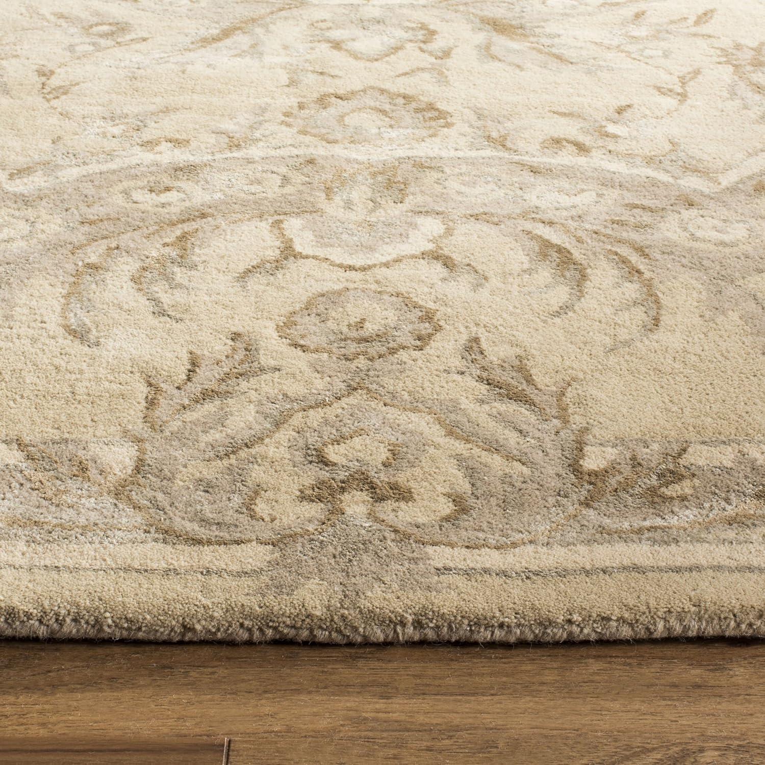 Savonnerie SAV623 Hand Tufted Area Rug - Sand - 8'x10' - Safavieh.