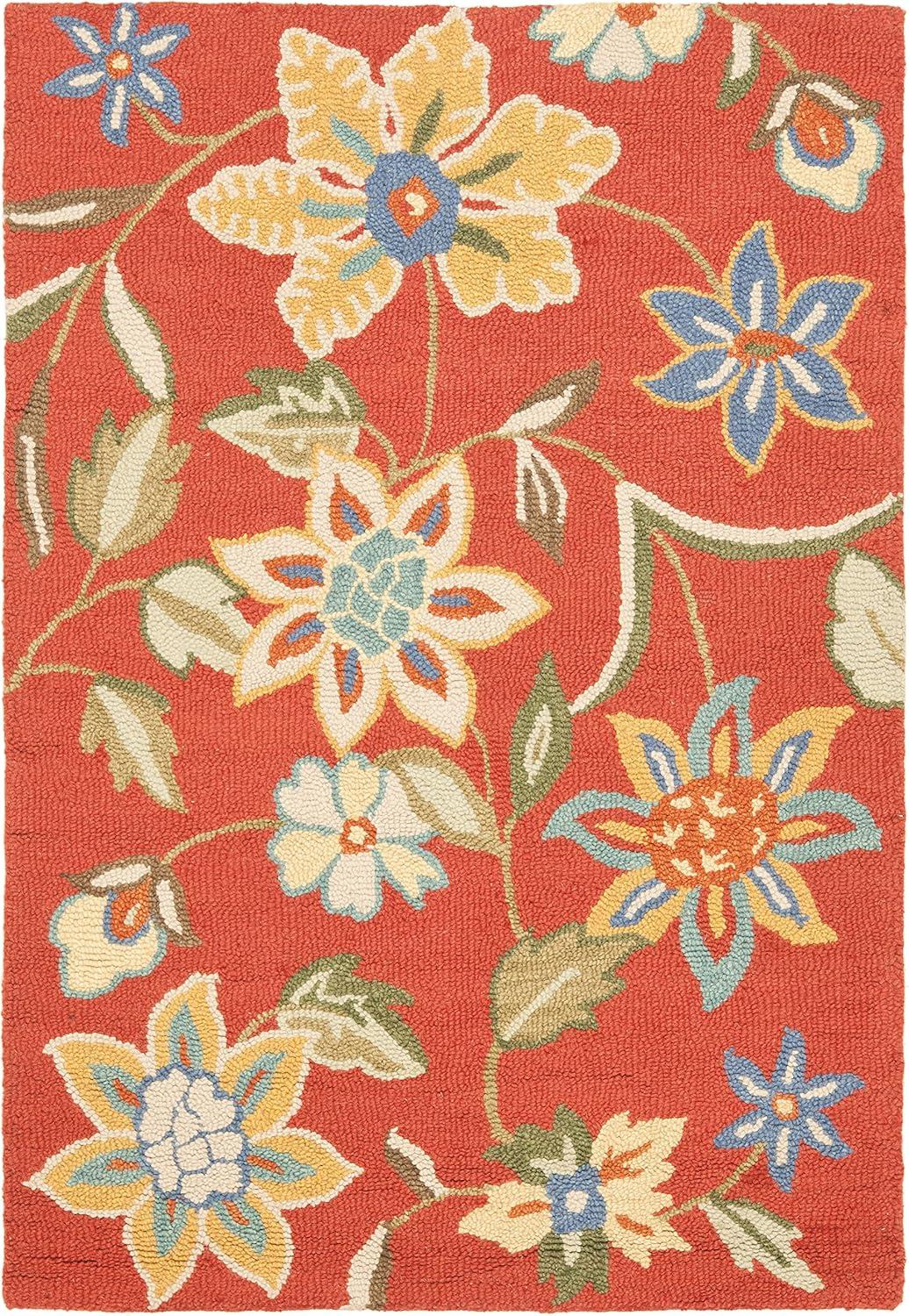 Blossom BLM673 Hand Hooked Area Rug  - Safavieh