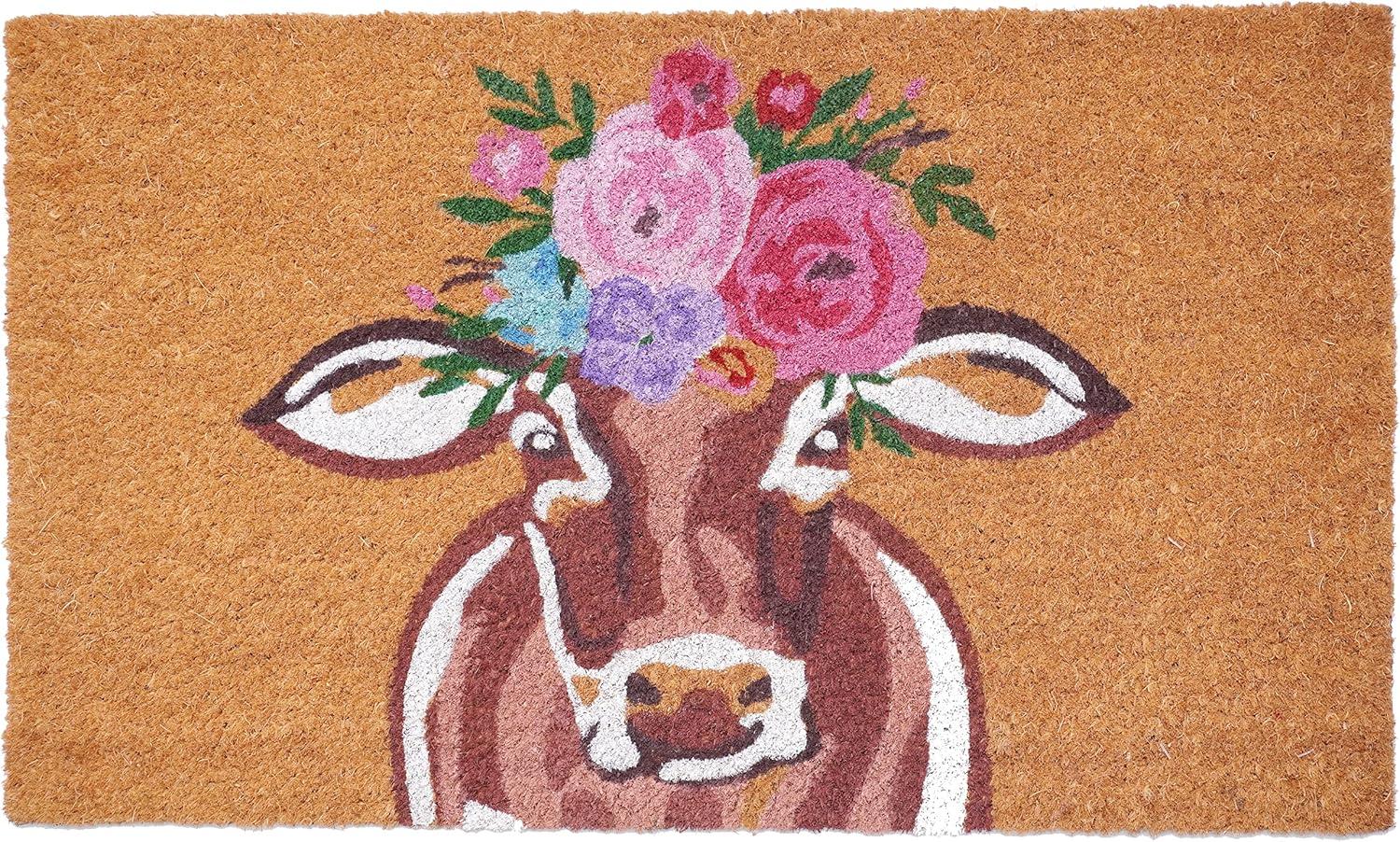 Calloway Mills Floral Non-Slip Indoor Outdoor Door Mat & Reviews | Birch Lane