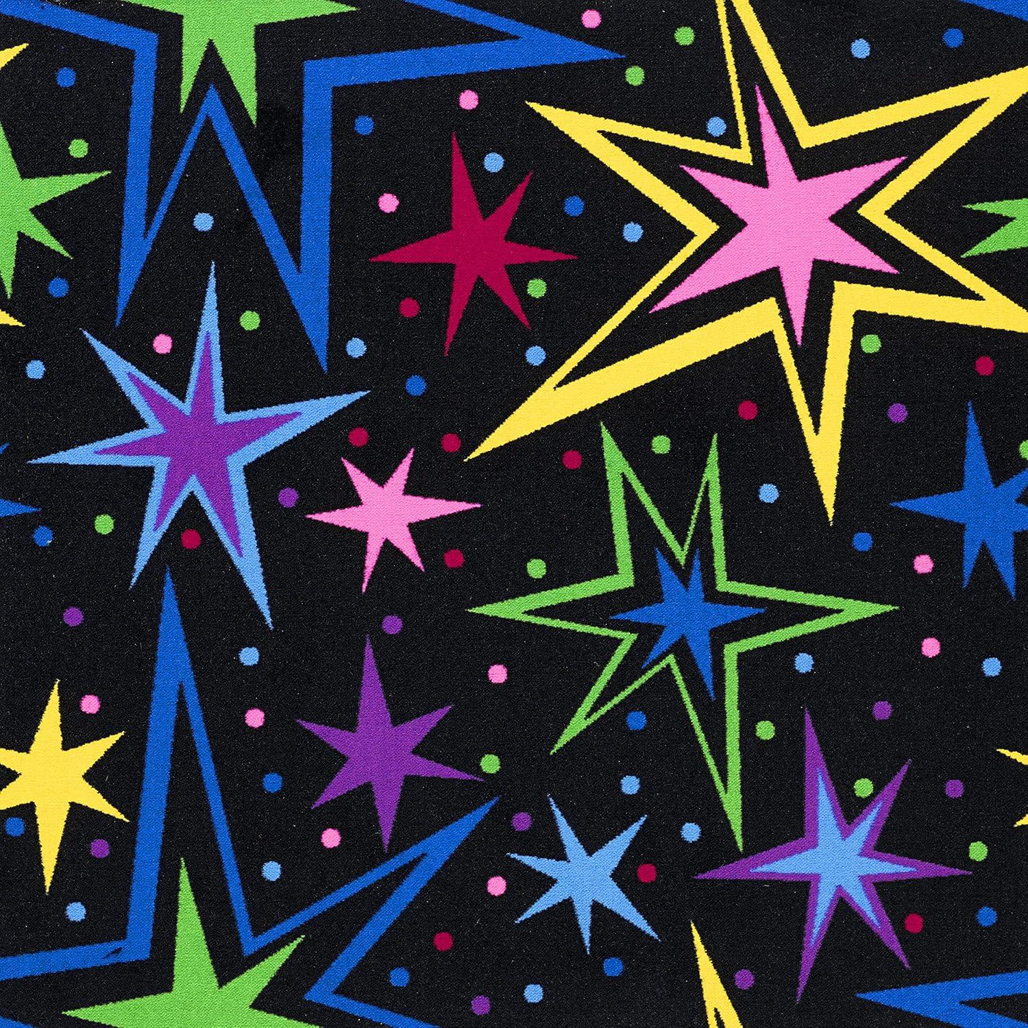 Joy Carpets Kapow Fluorescent Area Rug