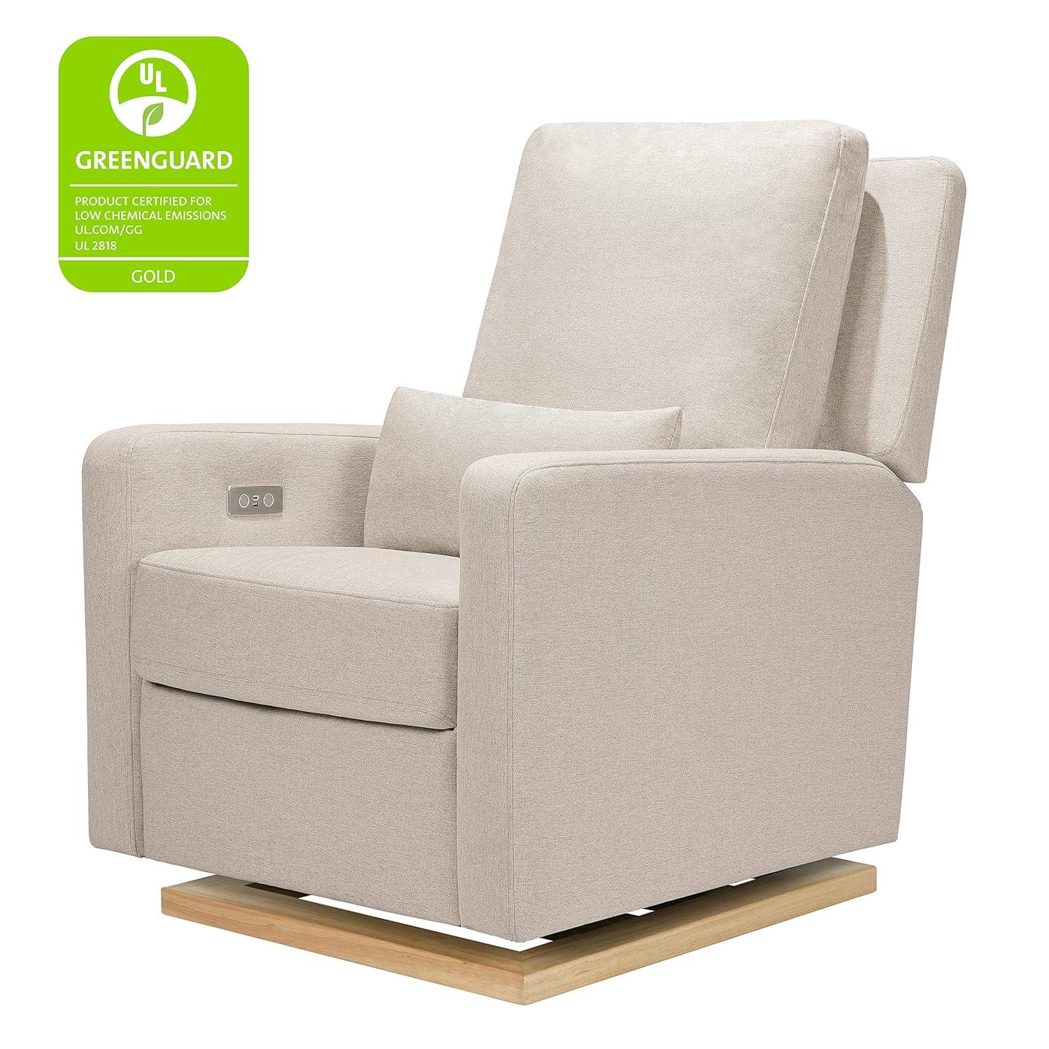 Sigi Electronic Recliner And Glider In Eco-Performance Fabric With USB Port | Water Repellent & Stain Resistant