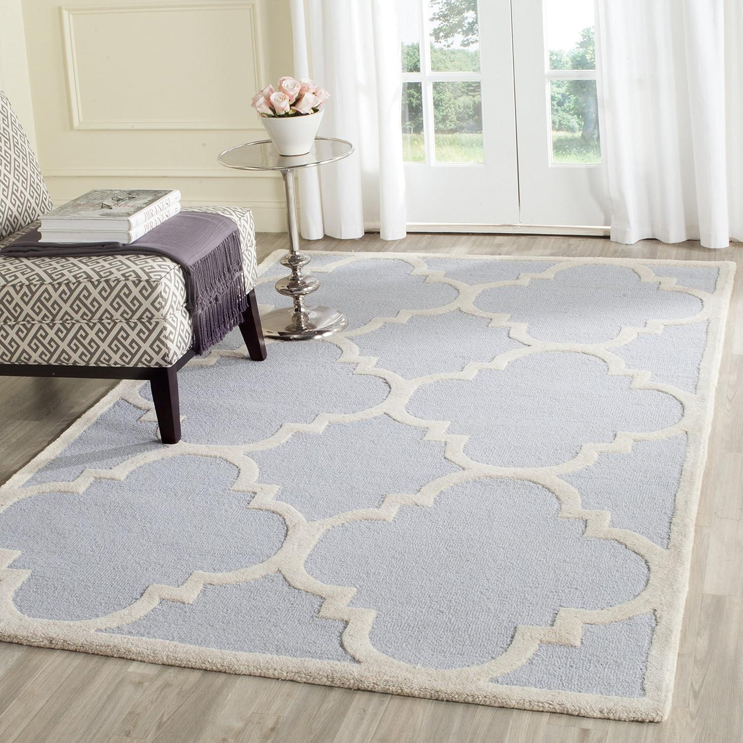 Cambridge Hand Tufted Wool Geometric Rug