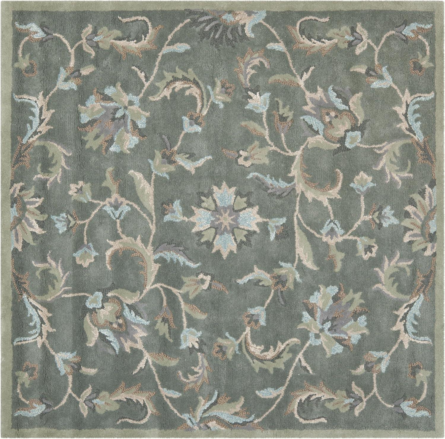 Arber Hand Tufted Wool Floral Rug