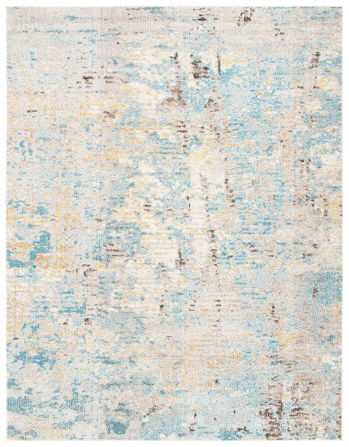 Madison MAD457 Power Loomed Indoor Area Rug - Grey/Blue - 9'x12' - Safavieh