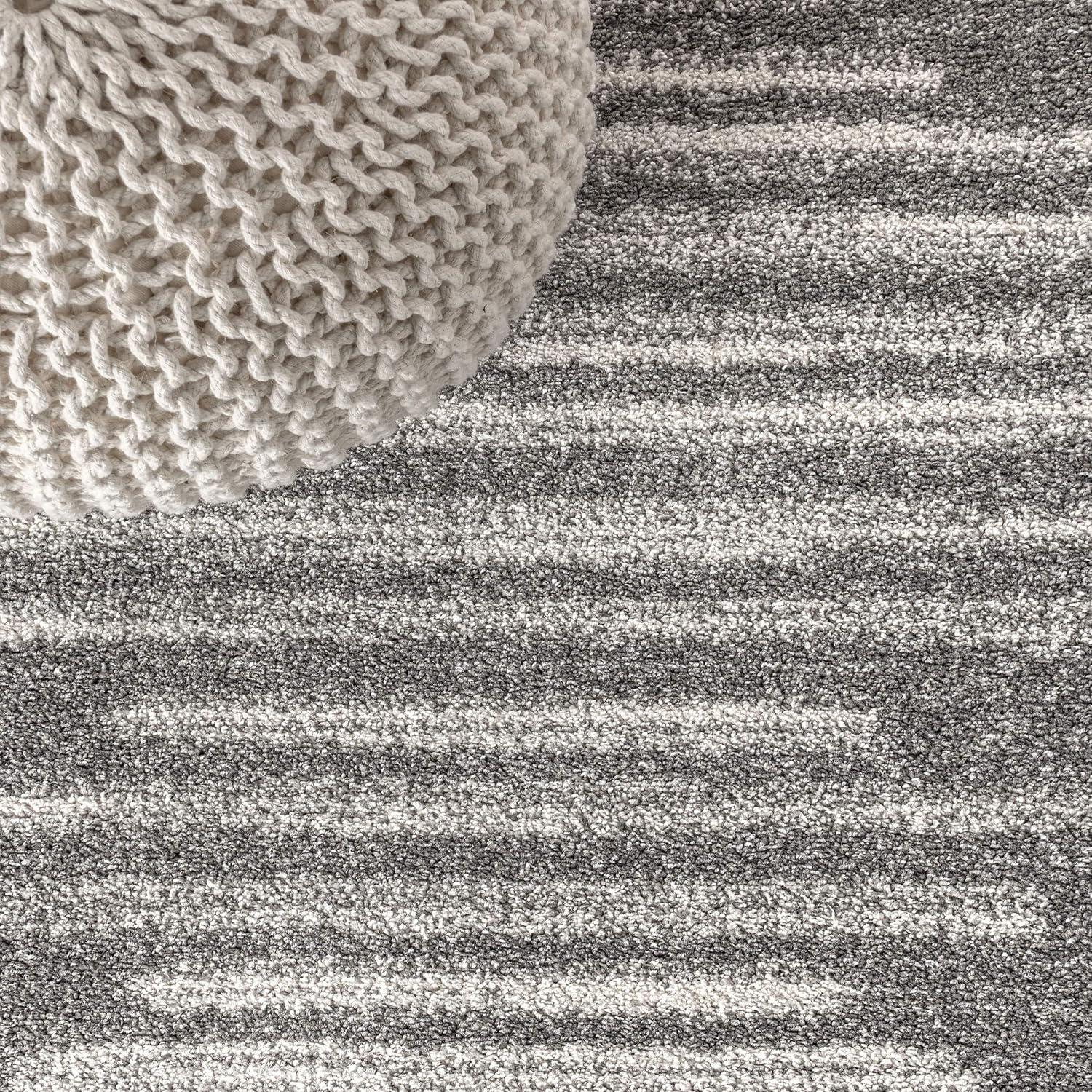 Aya Berber Stripe Geometric Area Rug  - JONATHAN Y