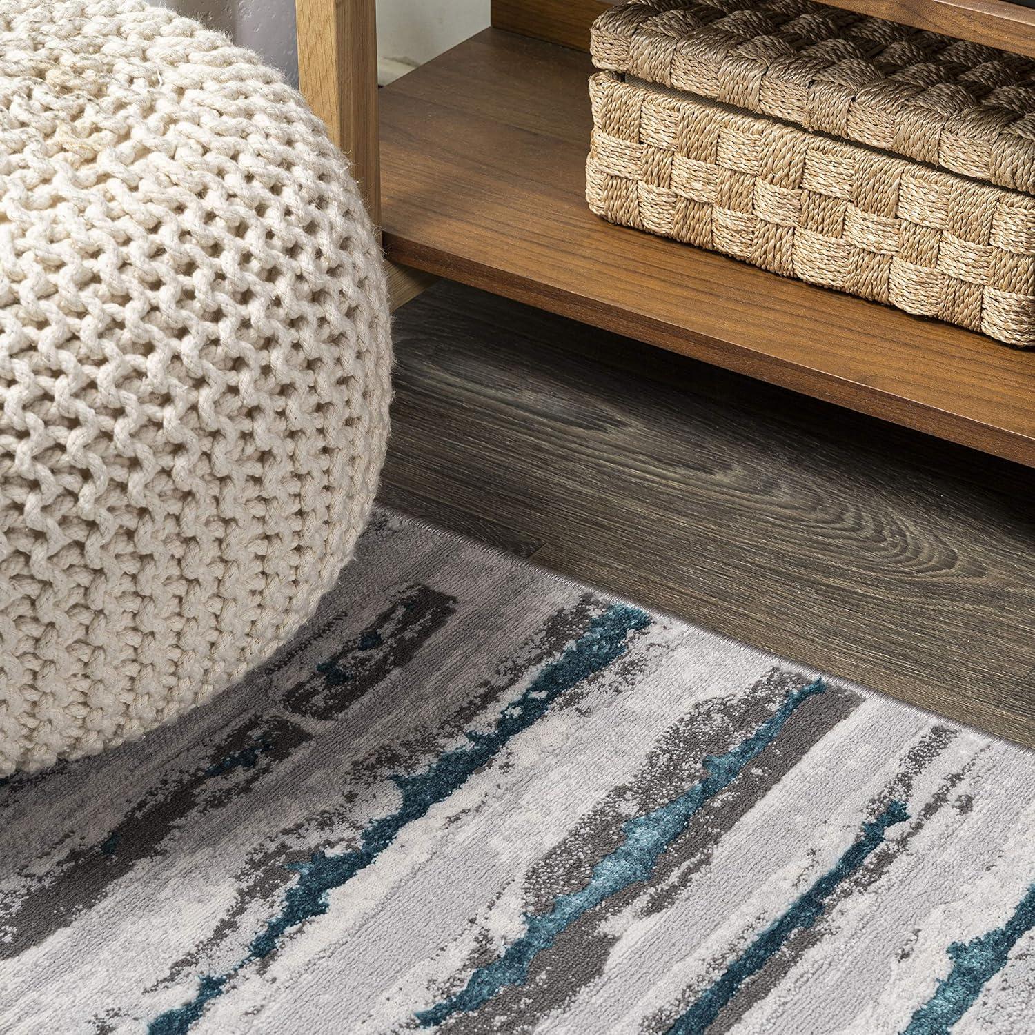 Batten Modern Stripe Area Rug  - JONATHAN Y