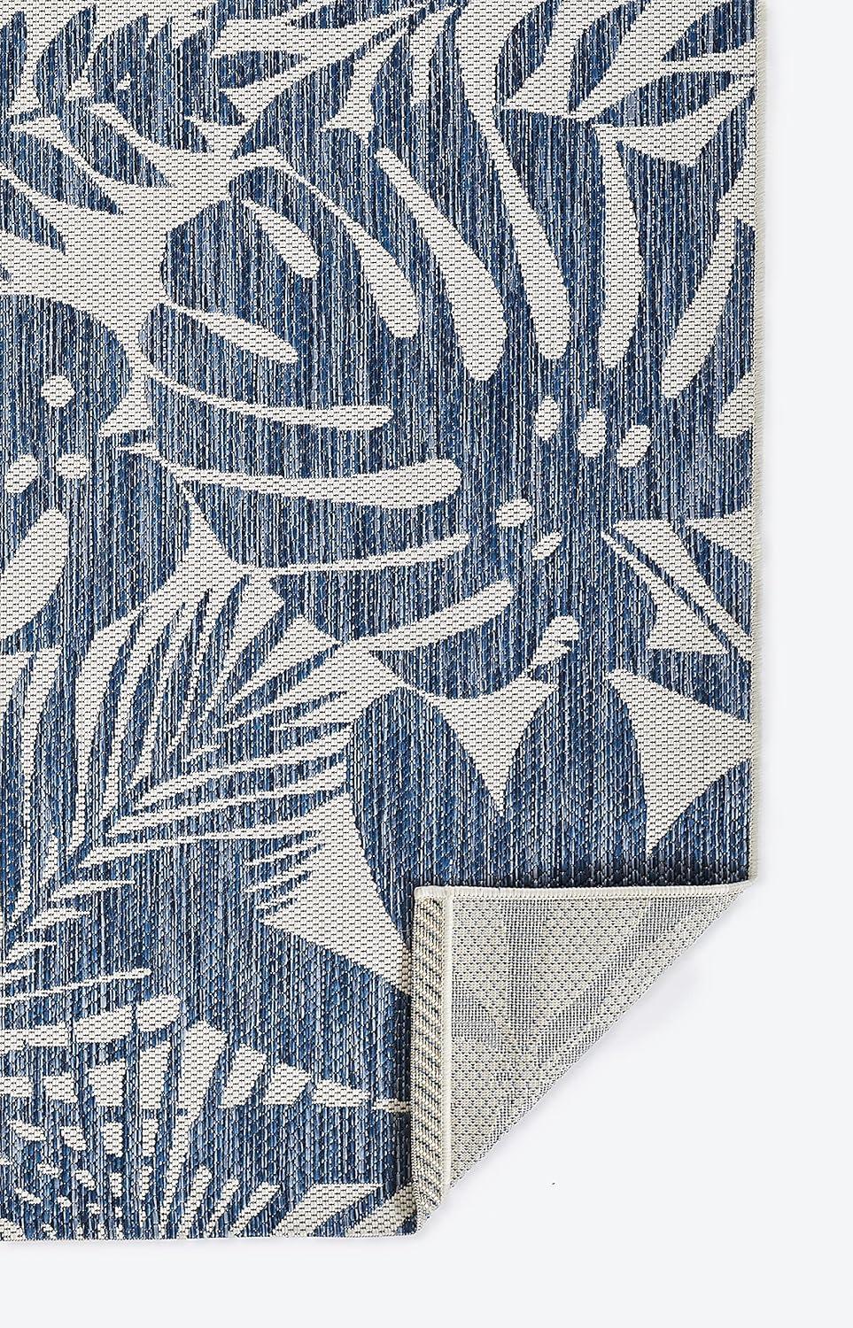 Novogratz Villa Floral Blue/Beige Indoor / Outdoor Area Rug