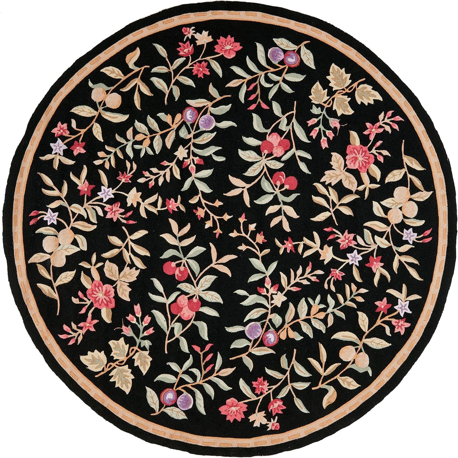 Taran Hand Hooked Floral Rug