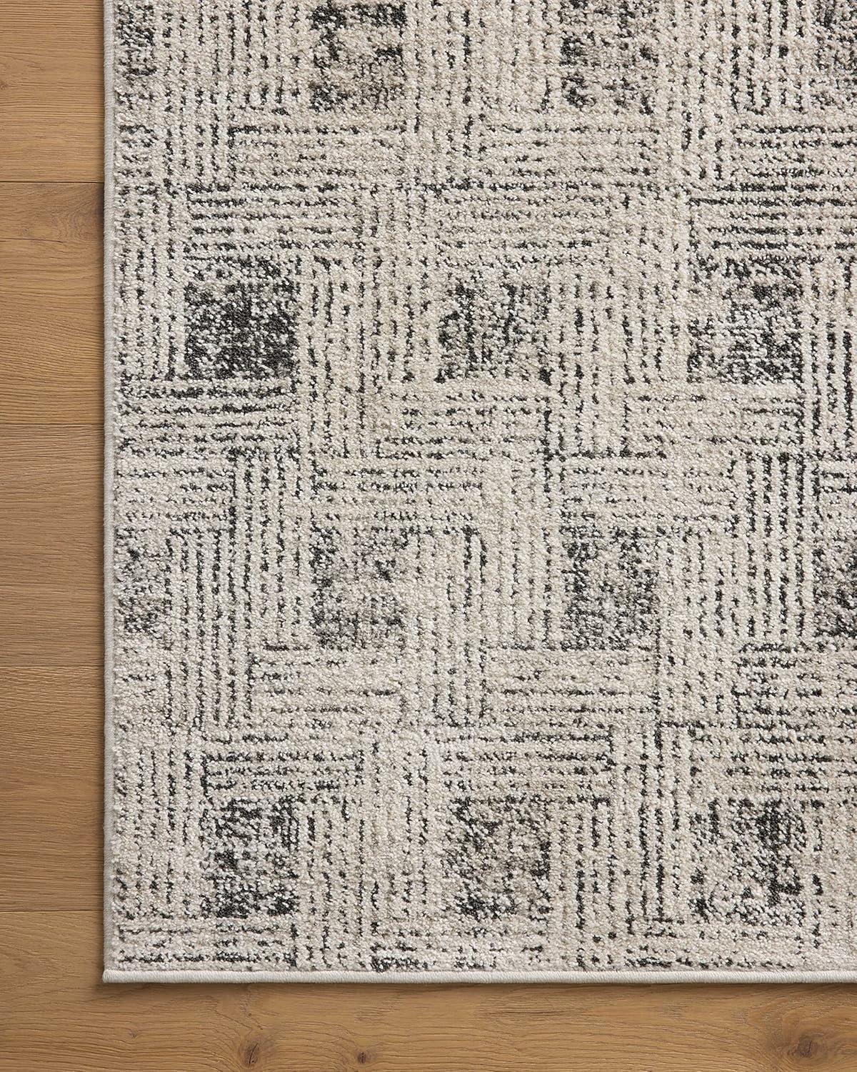 Loloi II Kamala Grey / Graphite 4'-0" x 6'-0" Accent Rug