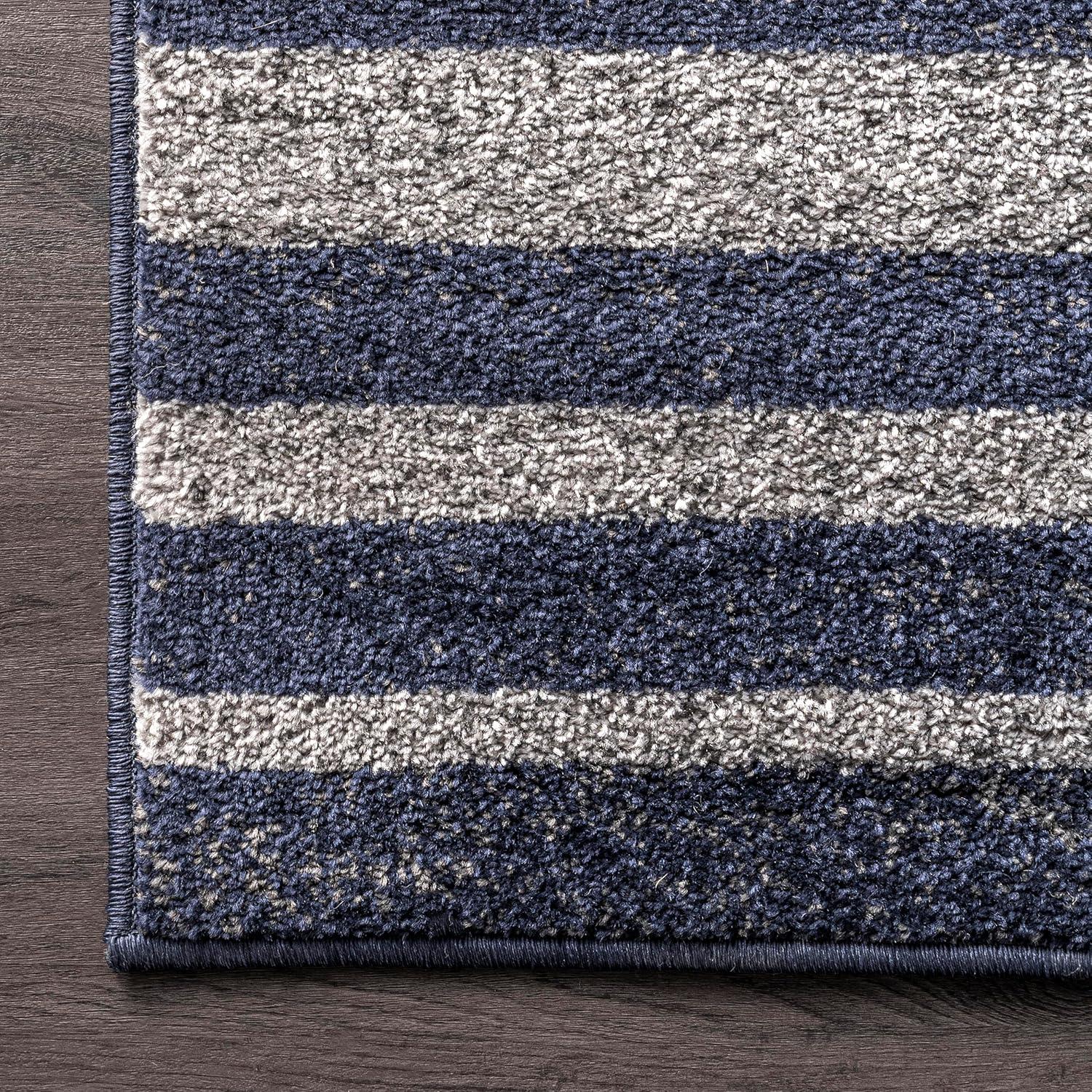 Nuloom Starfish Animal Print 5x8 Indoor Area Rug for Living Room Bedroom Dining Room Kitchen, Blue/Grey