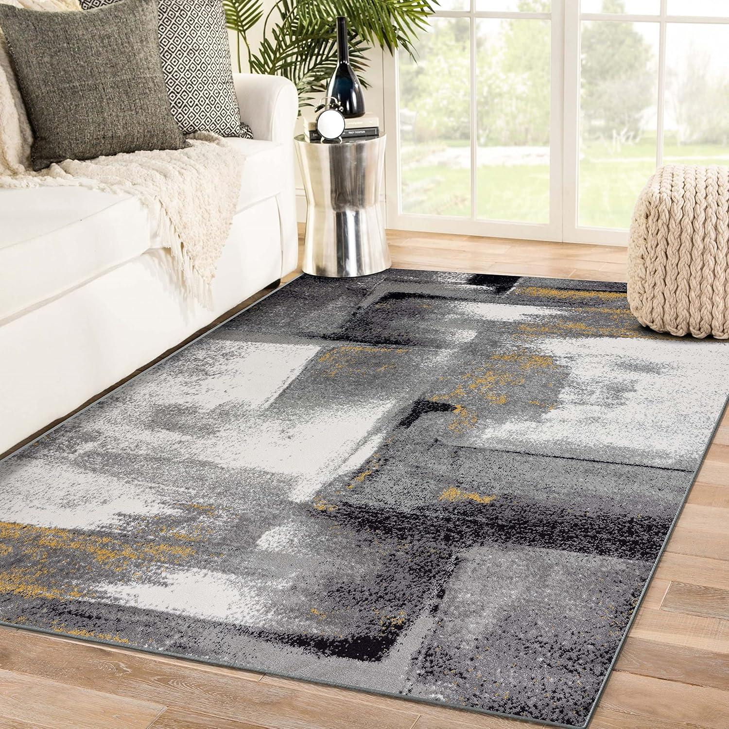 Luxe Weavers Contemporary Abstract Area Rug