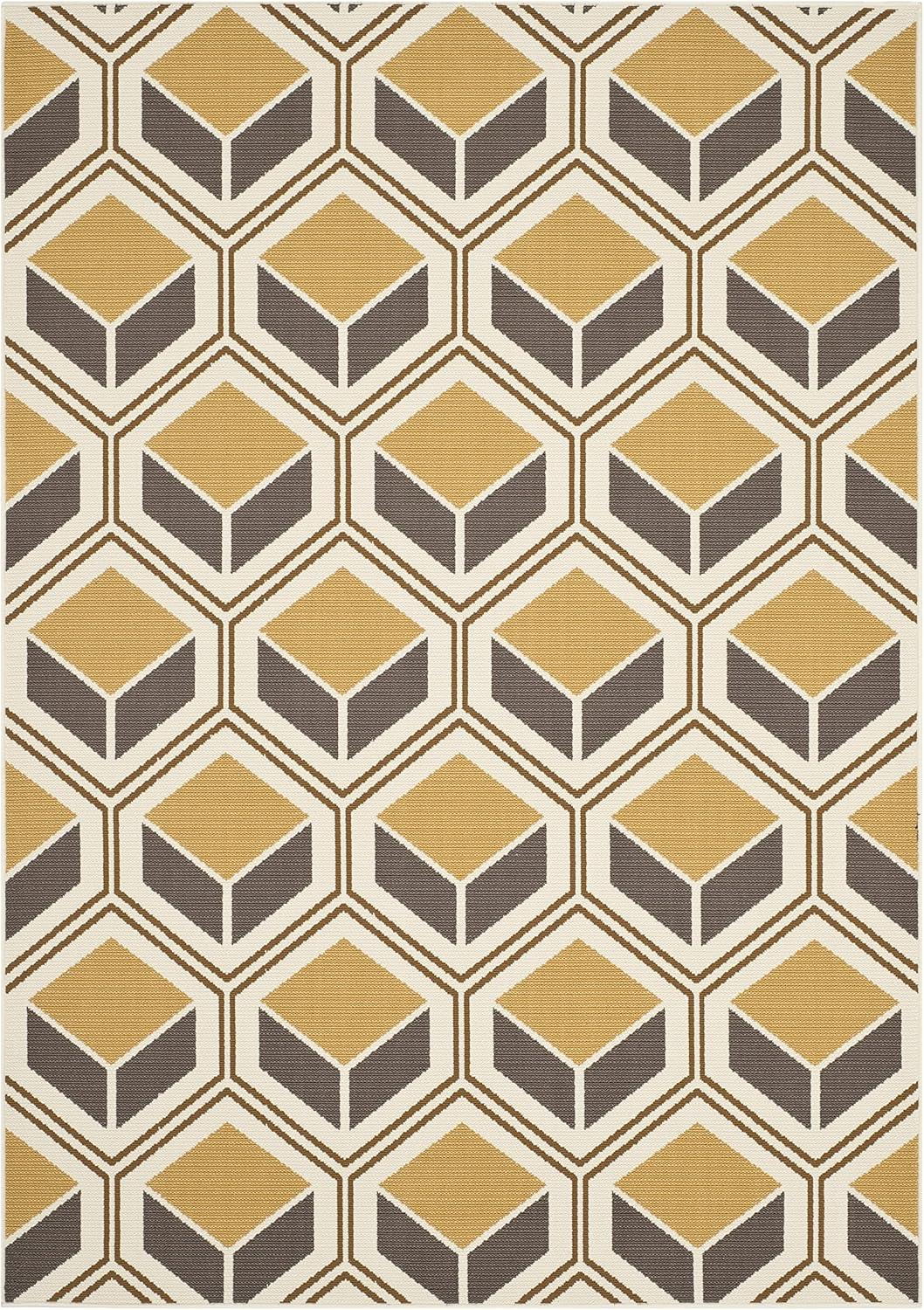 Hampton HAM512 Power Loomed Indoor/Outdoor Area Rug  - Safavieh