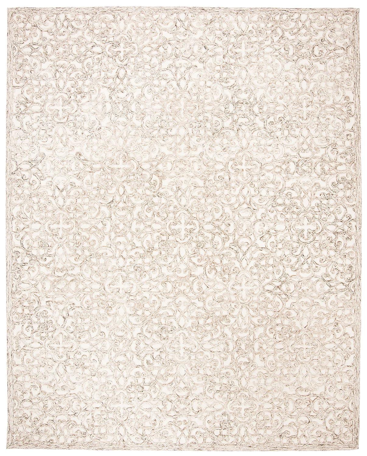 Trace TRC103 Hand Tufted Area Rug - Brown/Ivory - 8'x10' - Safavieh.