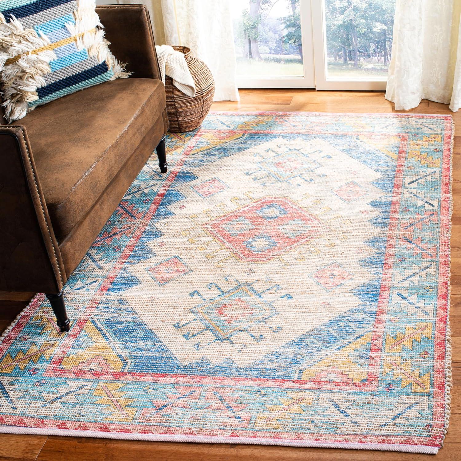 Safavieh Saffron Ruth Overdyed Geometric Area Rug or Runner