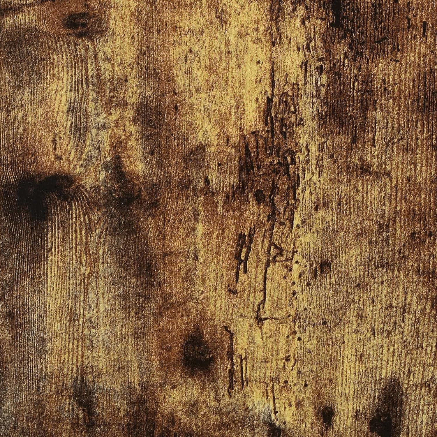 Convenience Concepts Newport Park Lane 1 Drawer TV Stand with Storage Cabinets and Shelves for TVs up to 65 Inches, Barnwood