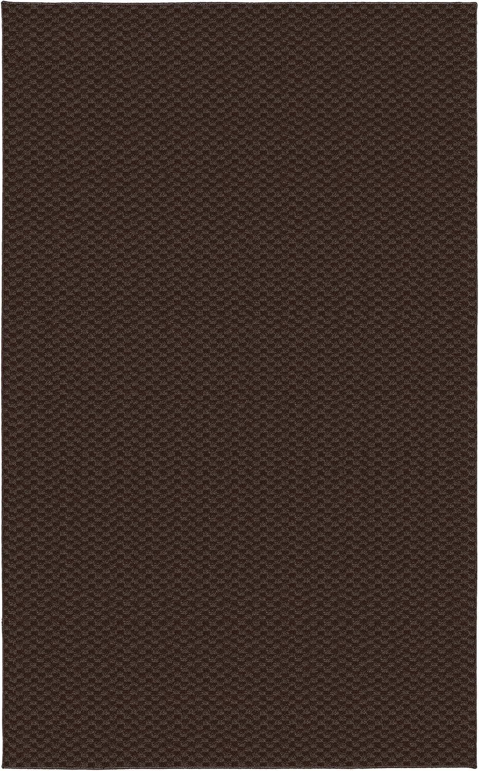 Garland Rug Medallion Polypropylene Mocha Indoor Area Rug, 3' x 5'