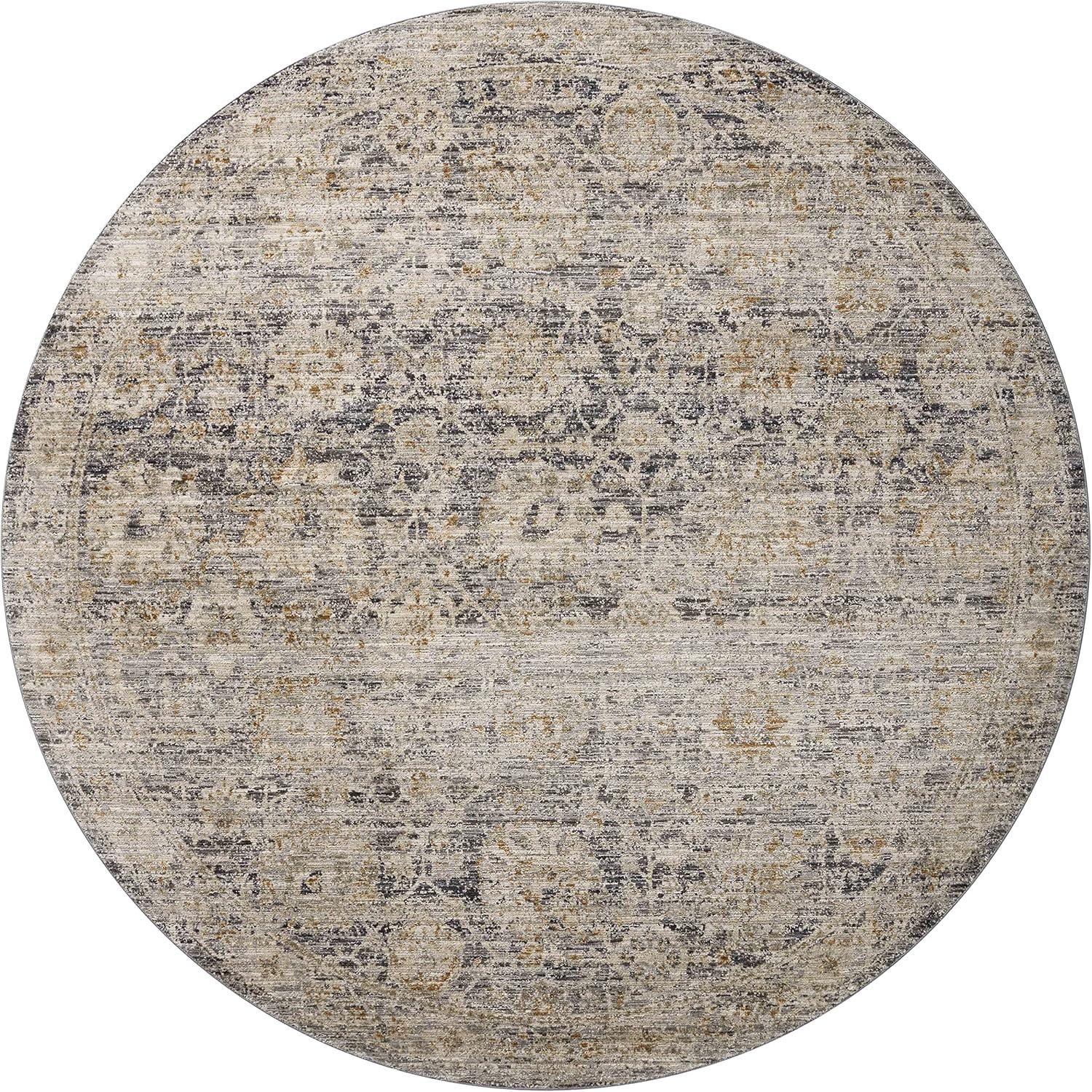 Jean Stoffer x Loloi Katherine Charcoal / Gold Area Rug