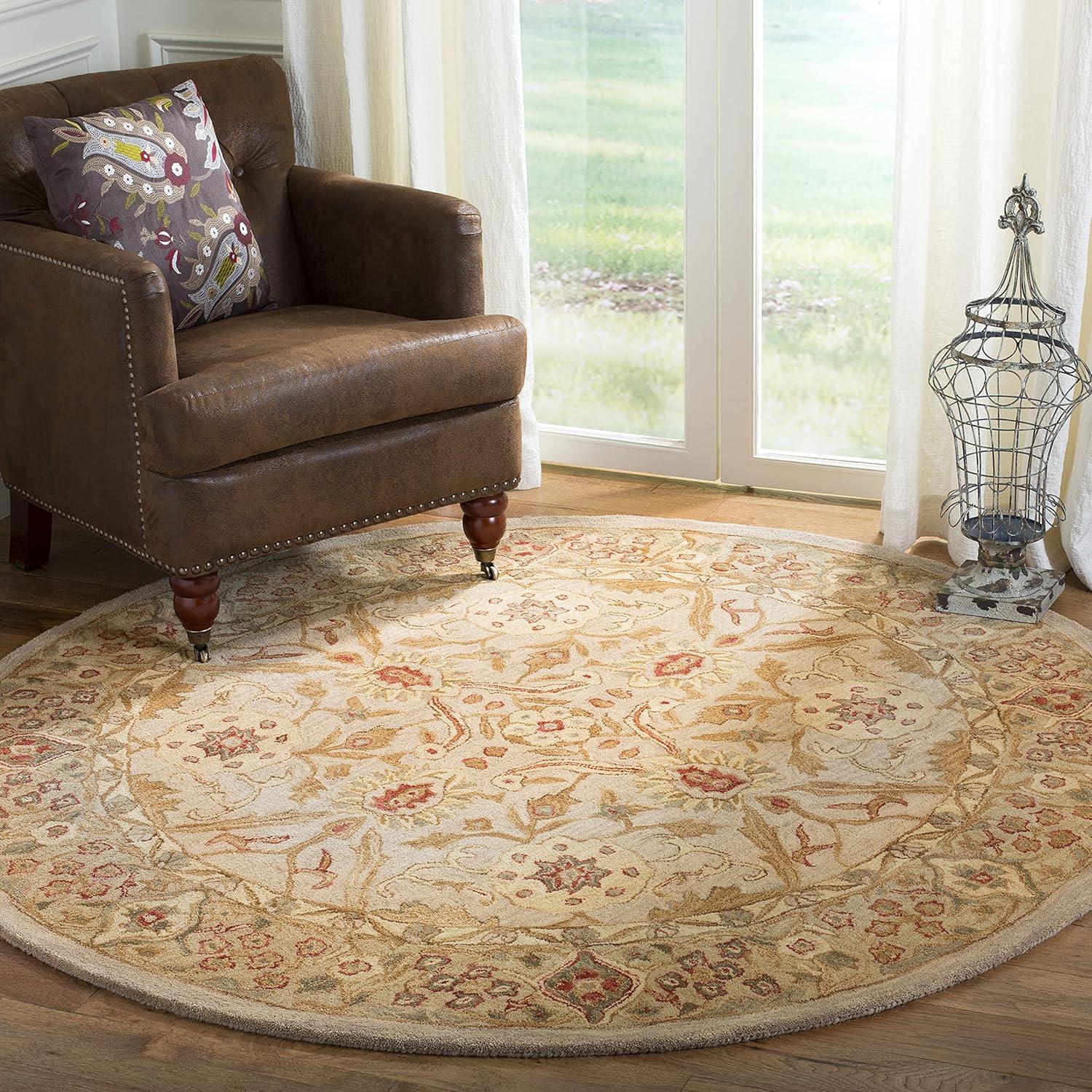 Anatolia AN516 Hand Tufted Traditional Area Rug  - Safavieh