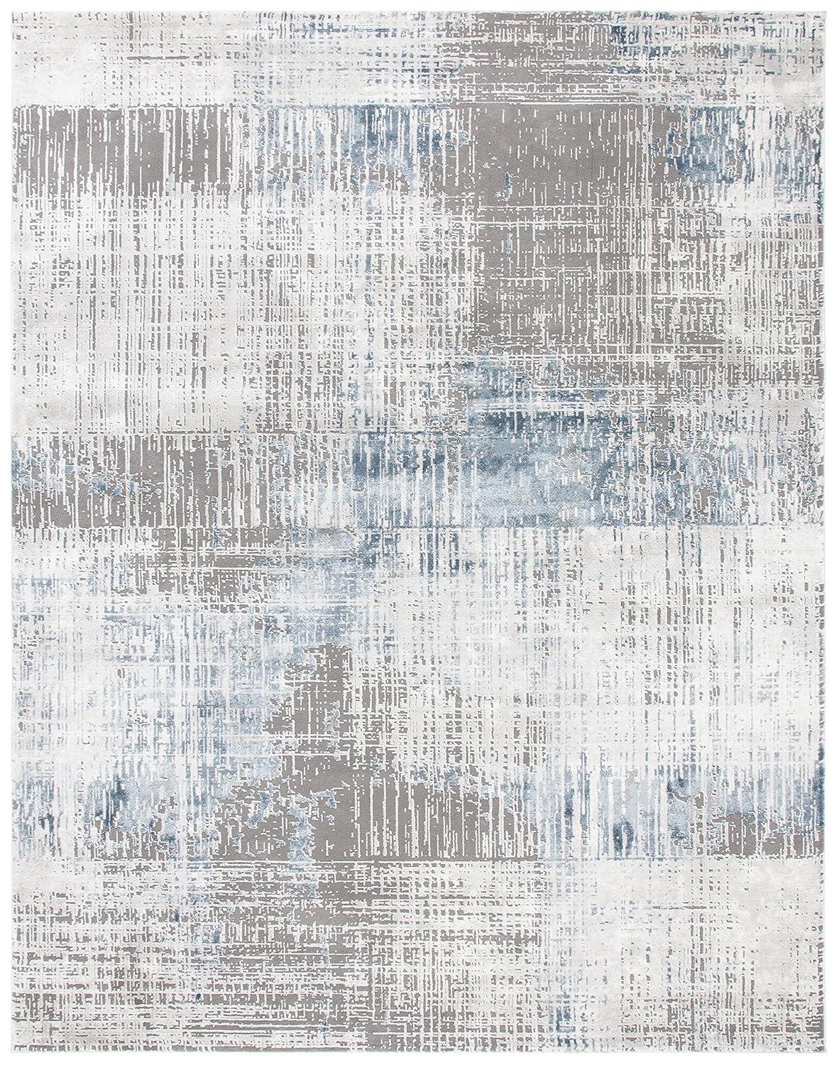 Craft CFT874 Loomed Indoor Area Rug - Grey/Blue - 6'7"x9' - Safavieh