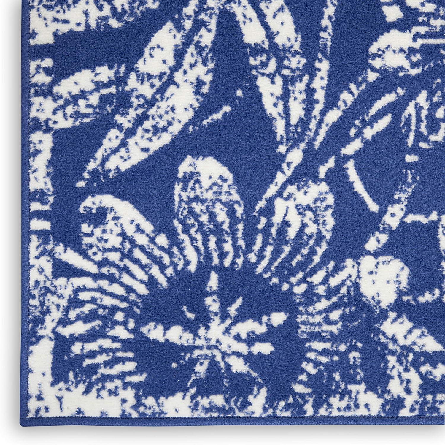 Nourison Whimsicle WHS05 Indoor only Area Rug - Navy 5' x 7'
