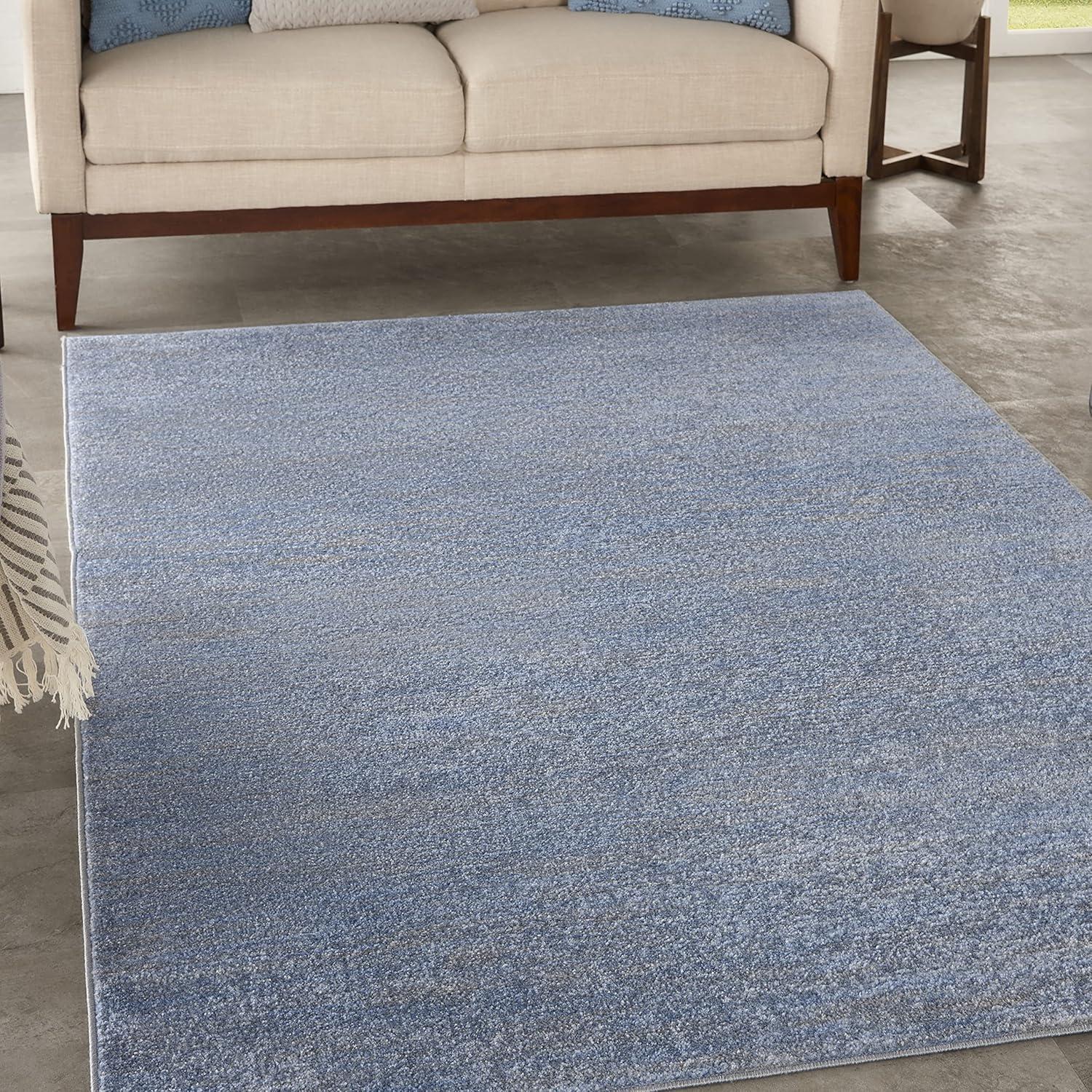 Beachcrest Home™ Rectangle Essentials 5' x 7' Area Rug in Blue