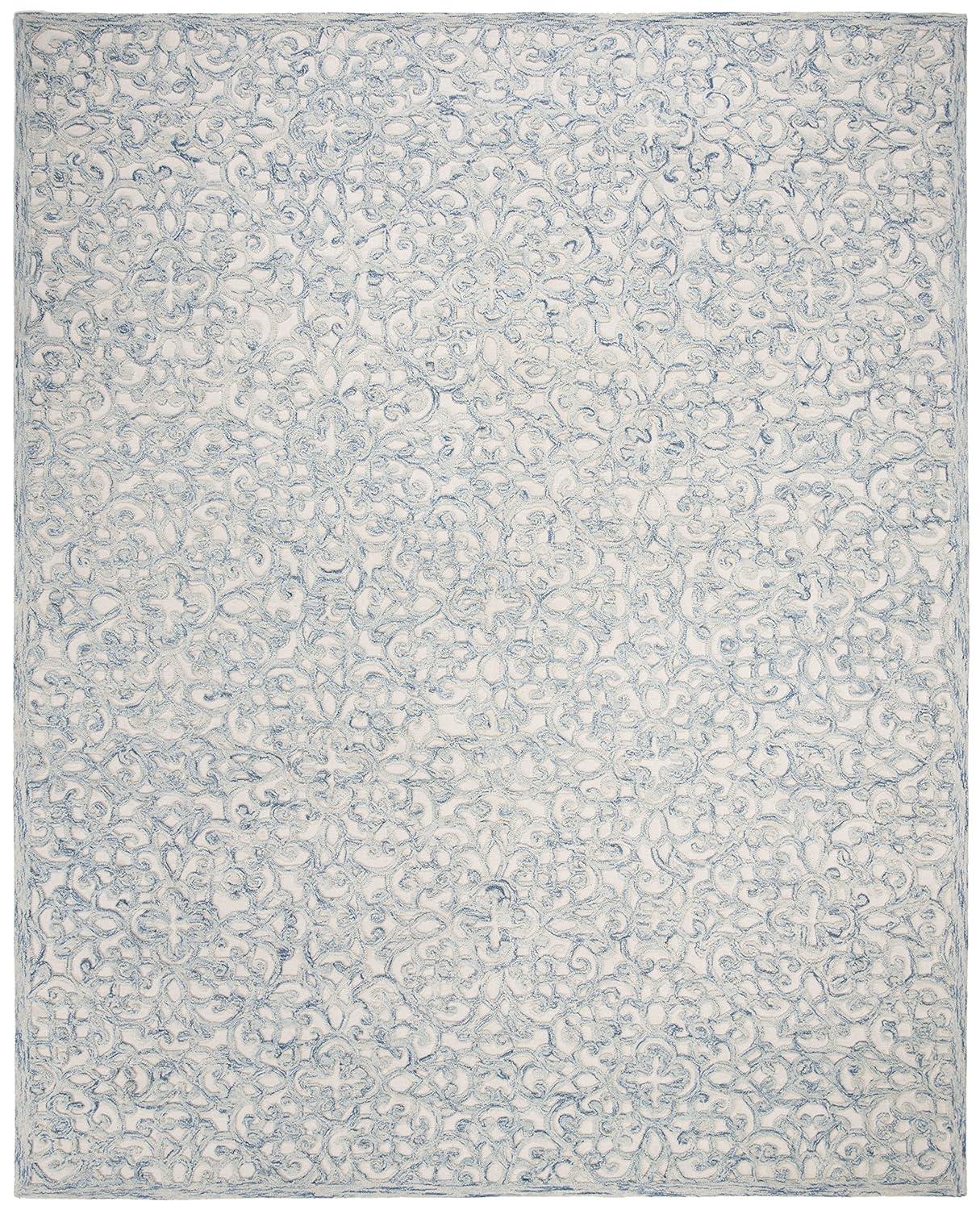 Trace TRC103 Hand Tufted Indoor Area Rug - Ivory/Pink - 6'x9' - Safavieh