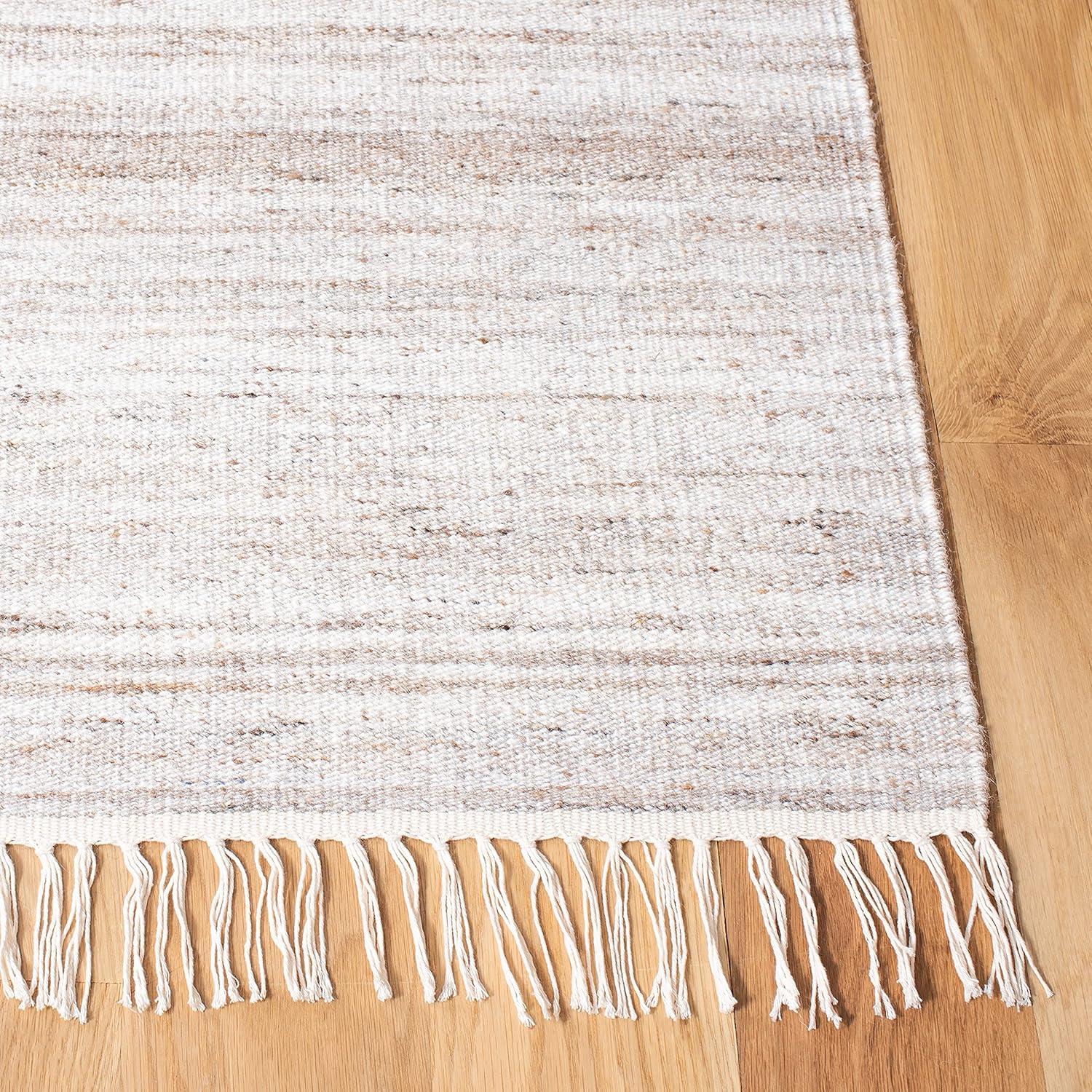 Kilim KLM551 Hand Loomed Area Rug - Ivory/Brown - 8'x10' - Safavieh.