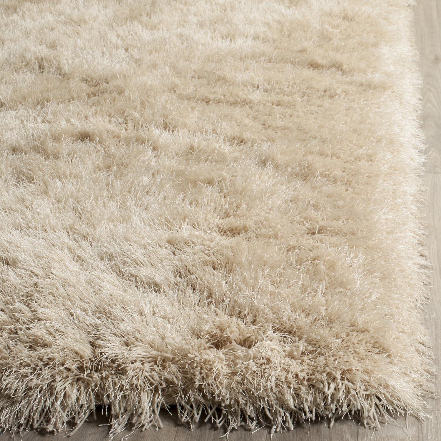 Shag SG256 Hand Tufted Indoor Accent Rug - Champagne - 2'x3' - Safavieh.