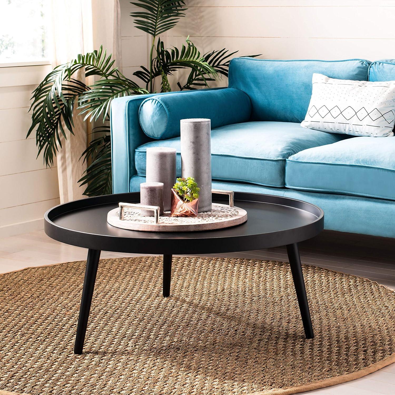 Fritz Round Tray Top Coffee Table  - Safavieh