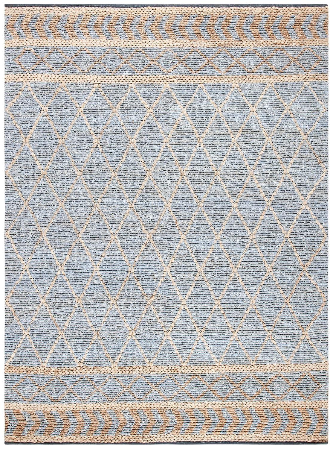 Sand & Stable™ Phippsburg Geometric Handwoven Natural/Blue Area Rug