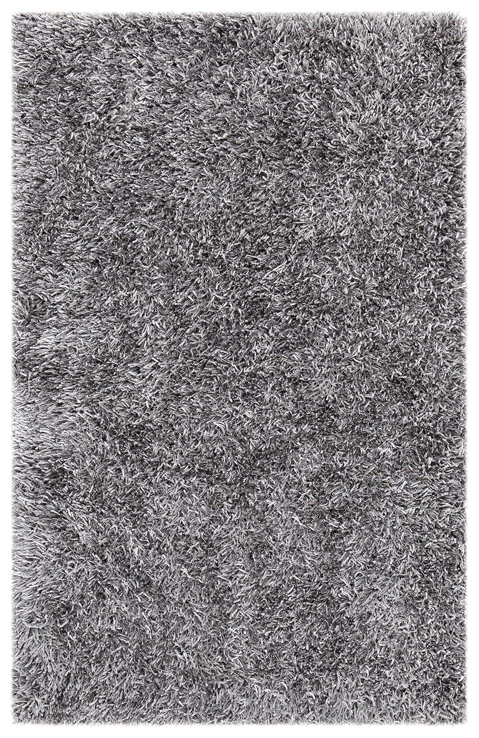 New Orleans Shag SG531 Hand Tufted Indoor Accent Rug - Grey/Grey - 4'x6' - Safavieh