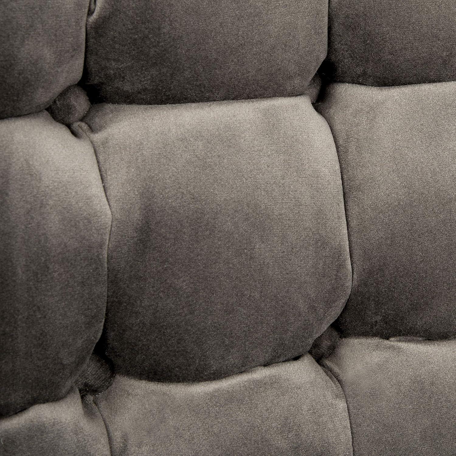 Amaris Tufted Accent Chair - ACH4503 - Shale/Black - Safavieh