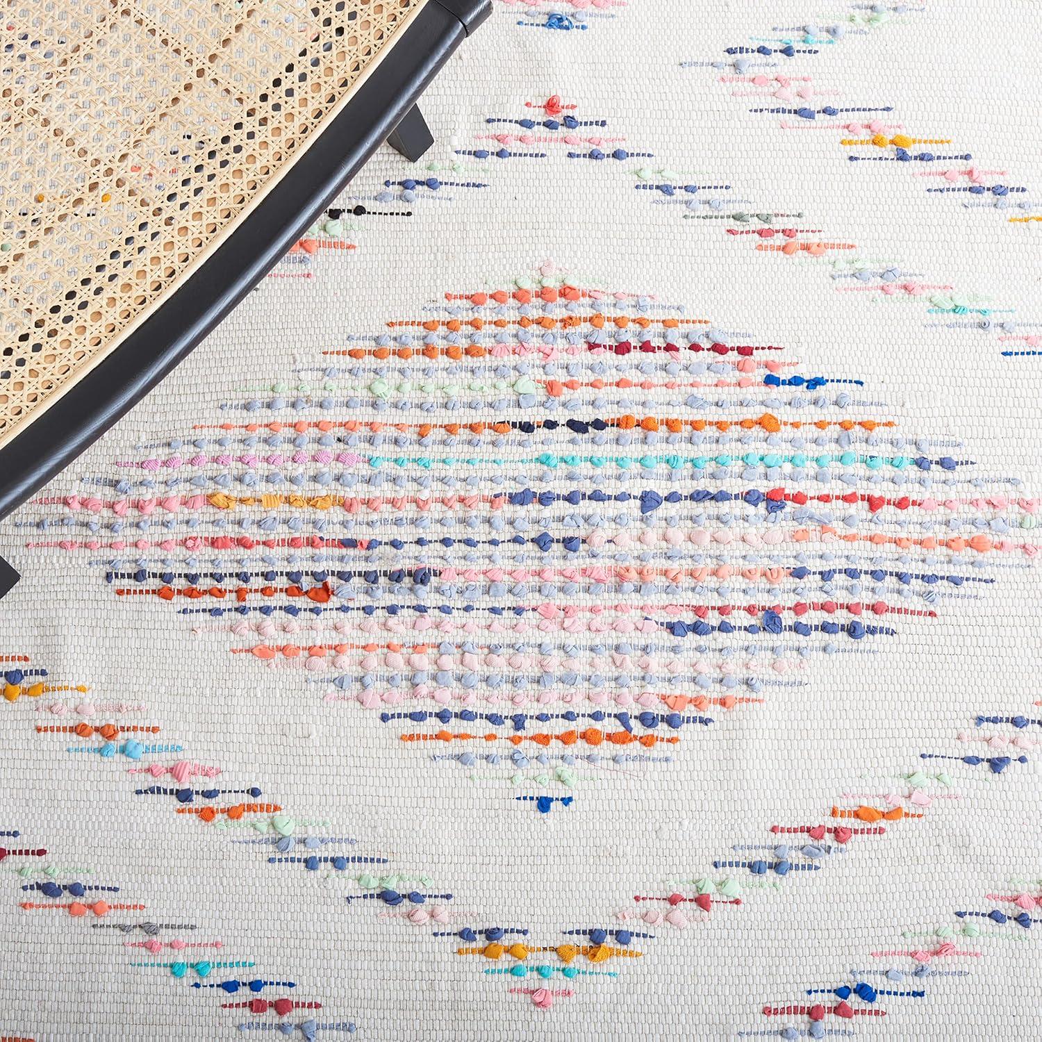 Montauk MTK816 Hand Woven Area Rug - Ivory/Black - 5'x8' - Safavieh.