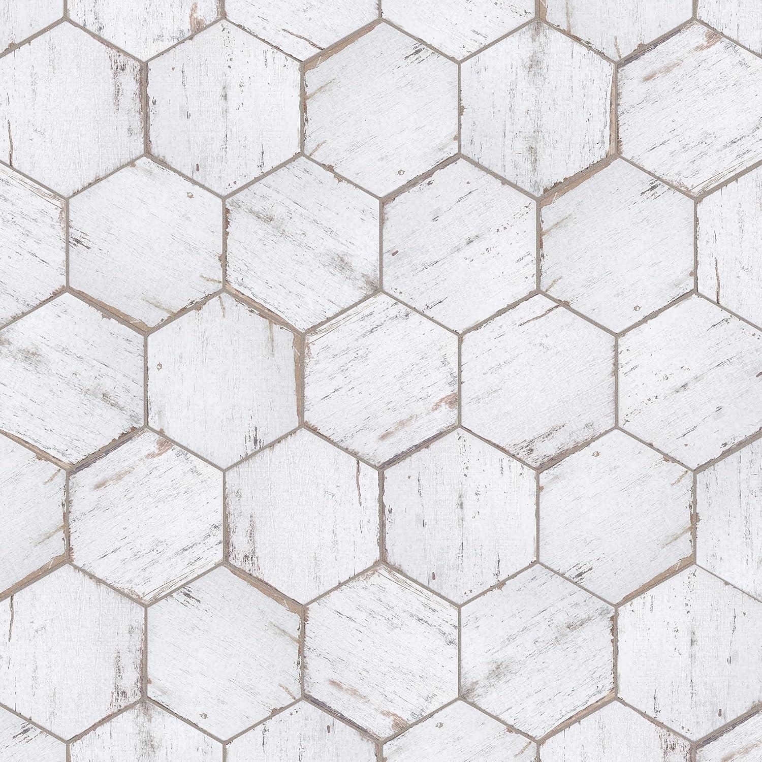 Retro 7" x 8" Porcelain Wood Look Wall & Floor Tile