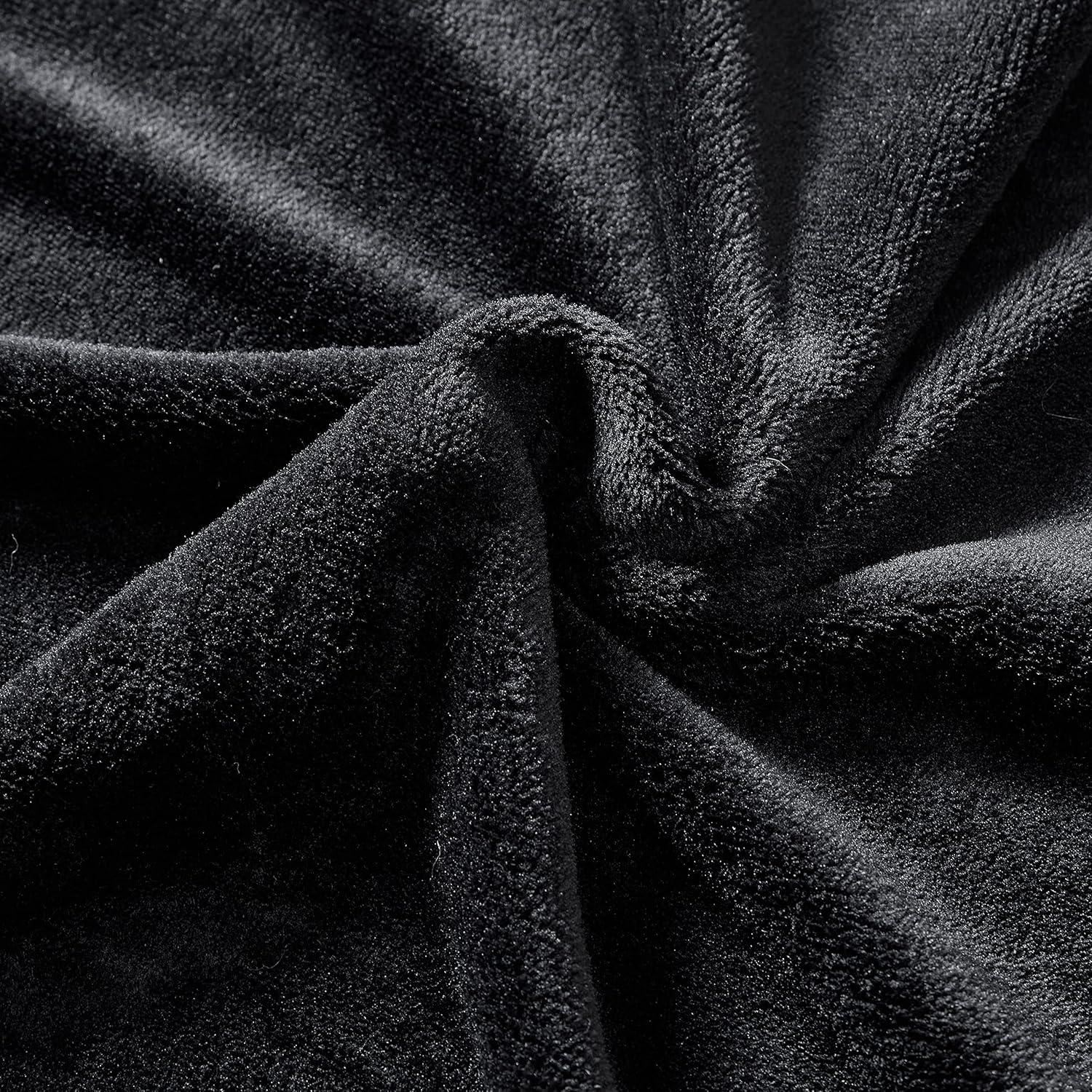 Twin Black Ultra Soft Fleece Blanket